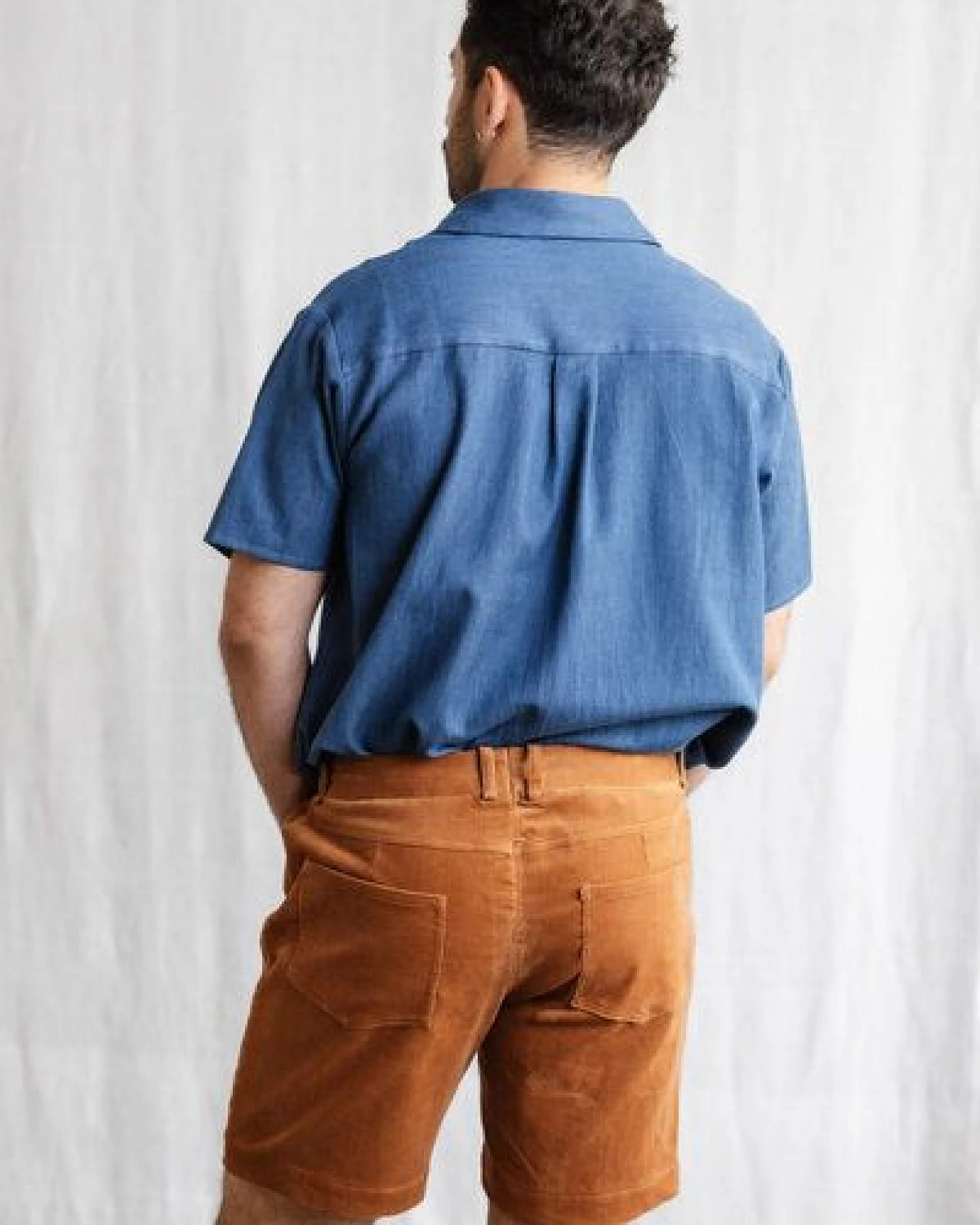 Jyoti - Fair Works Bio-Baumwollcord Shorts Gauri – Ansicht 3
