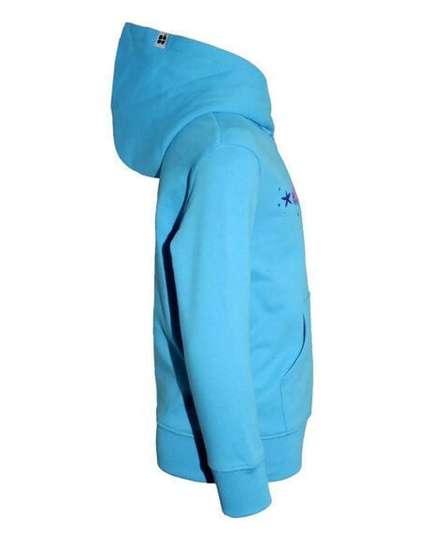 FÄDD Kinder Unisex Hoodie aus Bio-Baumwolle "Fischgedöns (Kidz)" Hellblau – Ansicht 4