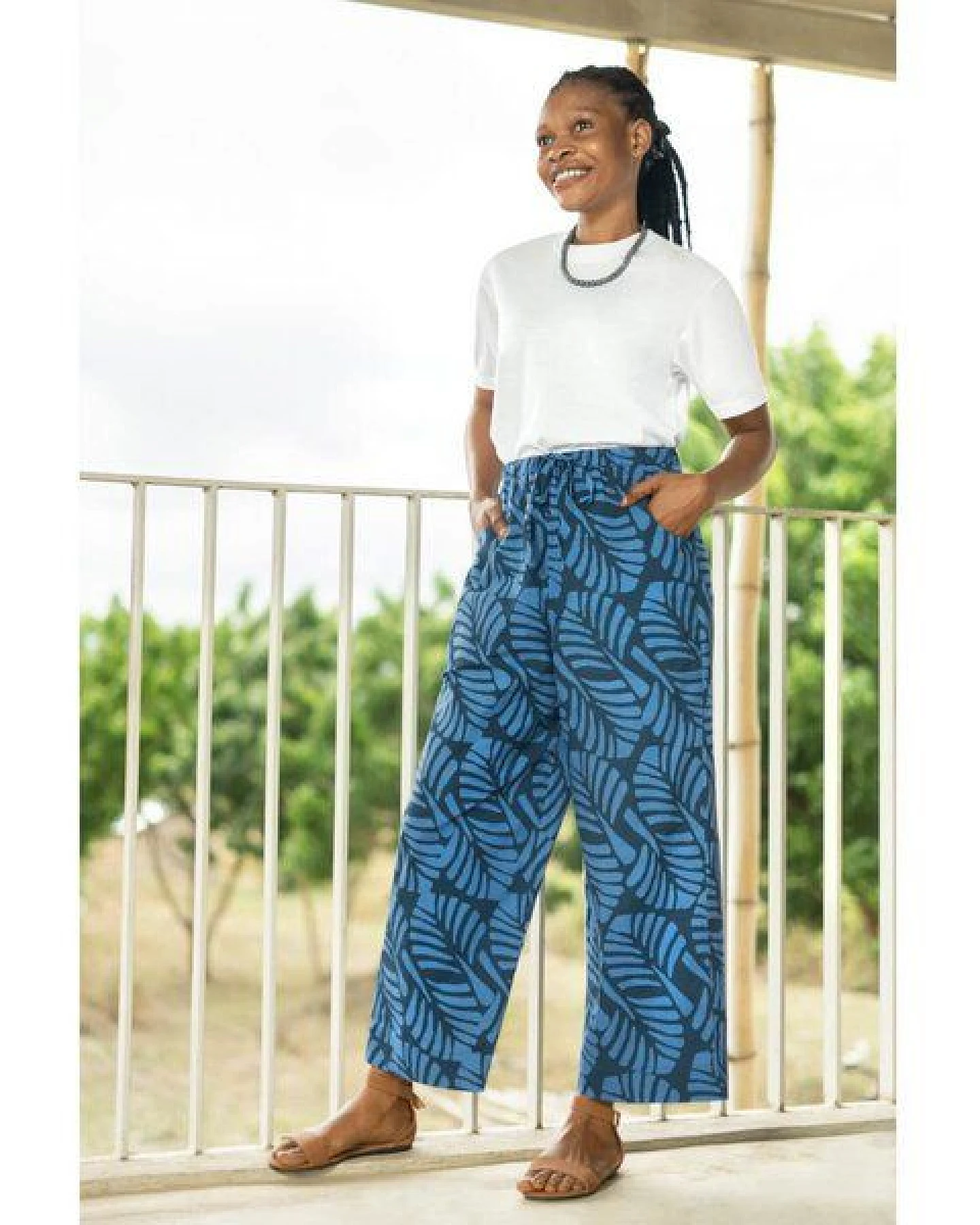 Global Mamas Bio Hose - TENOS SUMMER – Ansicht 2