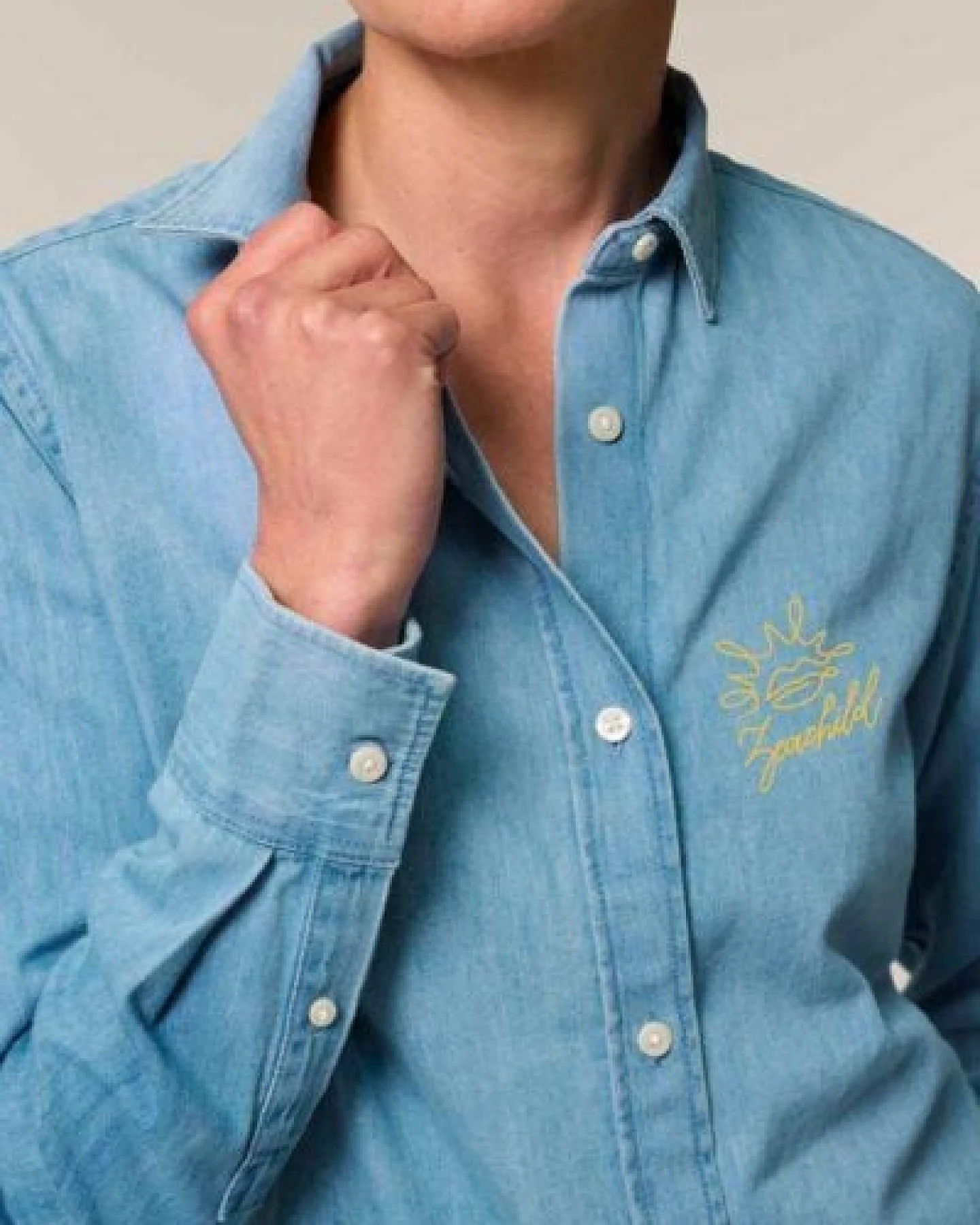 Zeachild Blissed & Sunkissed Jeanshemd Bio – Ansicht 2