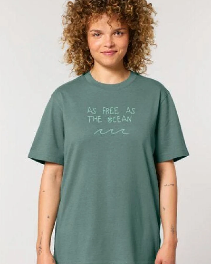 Zeachild As Free As The Ocean Shirt Unisex Bio