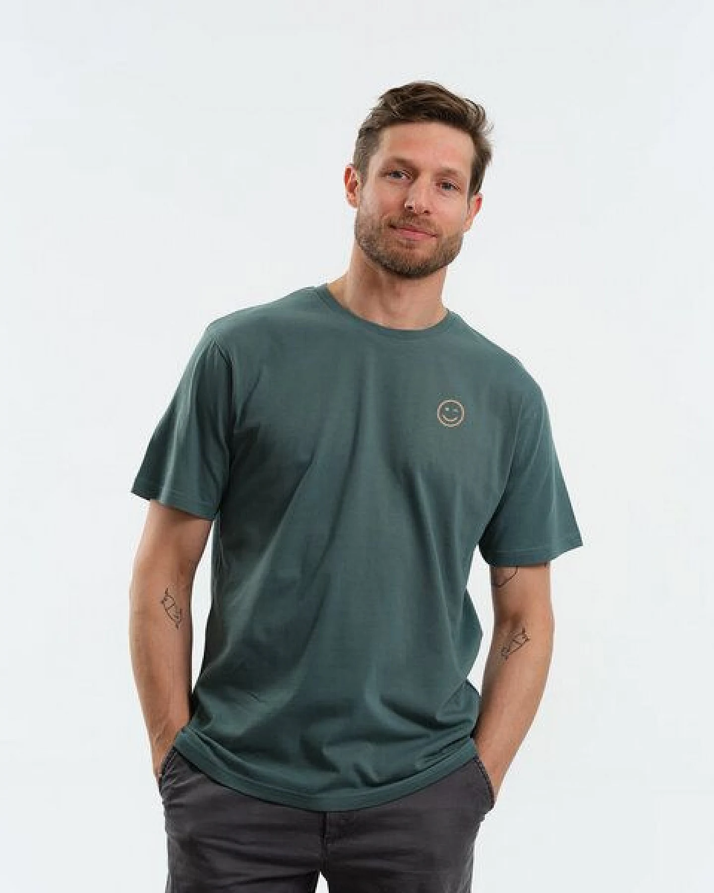 GARY MASH Shirt Zwinker-Smiley aus Biobaumwolle – Ansicht 4
