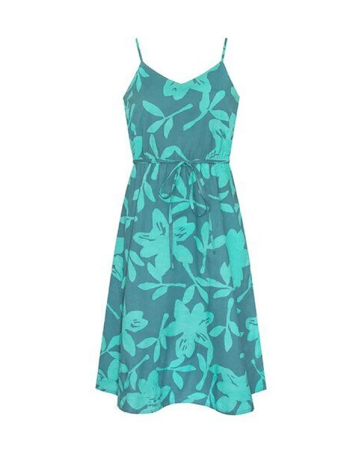 Global Mamas Bio Sommerkleid - SUNSET - Sea Glass