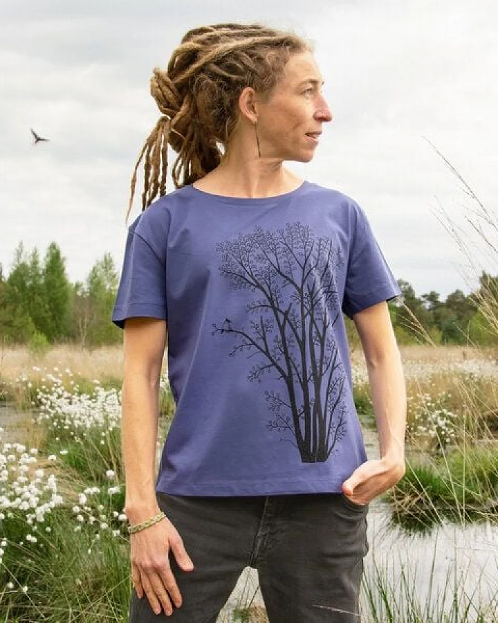 Cmig Damen T-Shirt Erle mit Elster