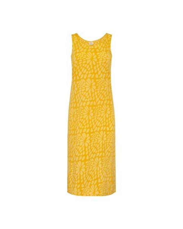 Global Mamas Bio Jersey Kleid -TANK - Floral Burst Gold