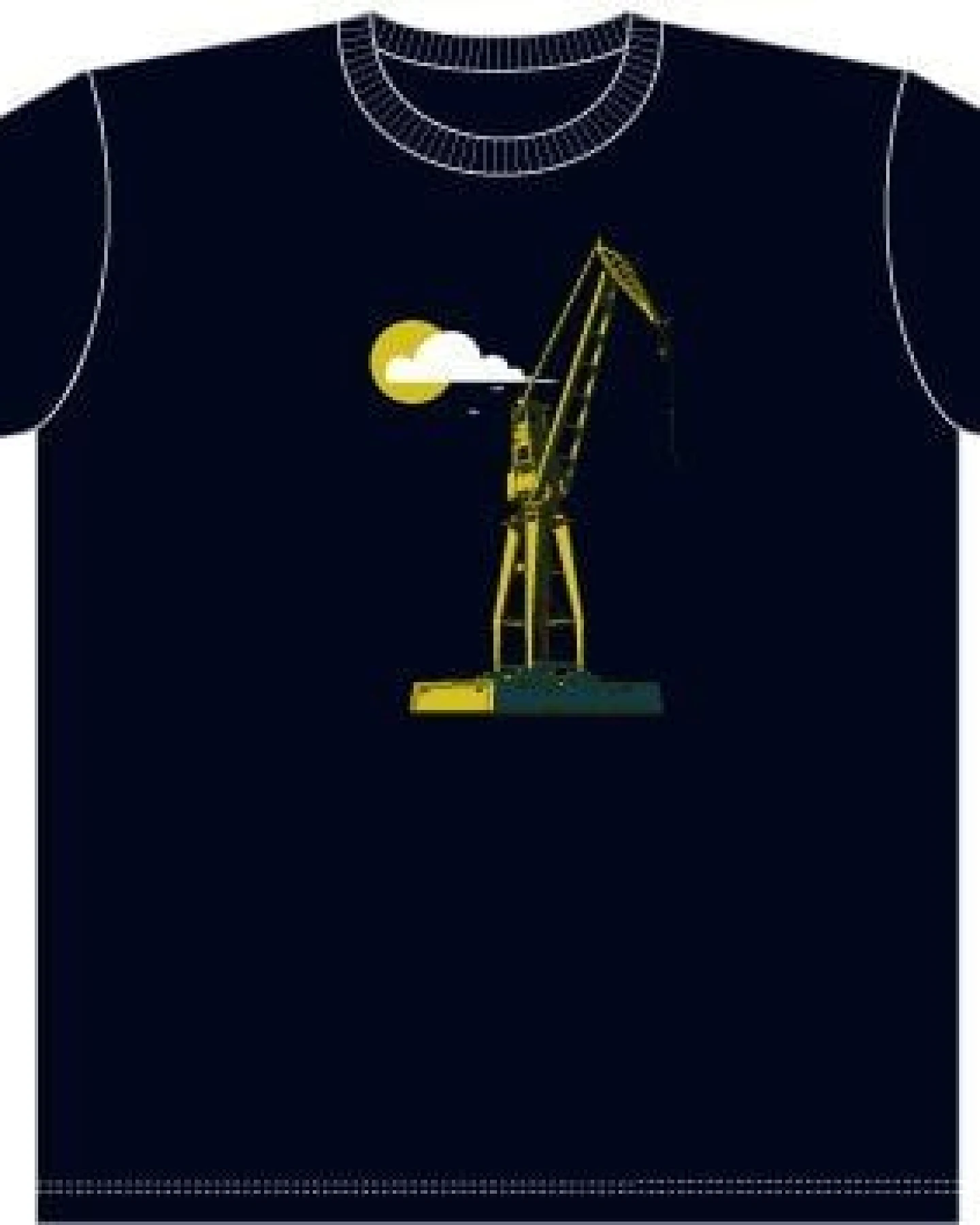 T-Shirtladen-Marktstrasse GmbH Hafenkran Boy-T-Shirt – Ansicht 4