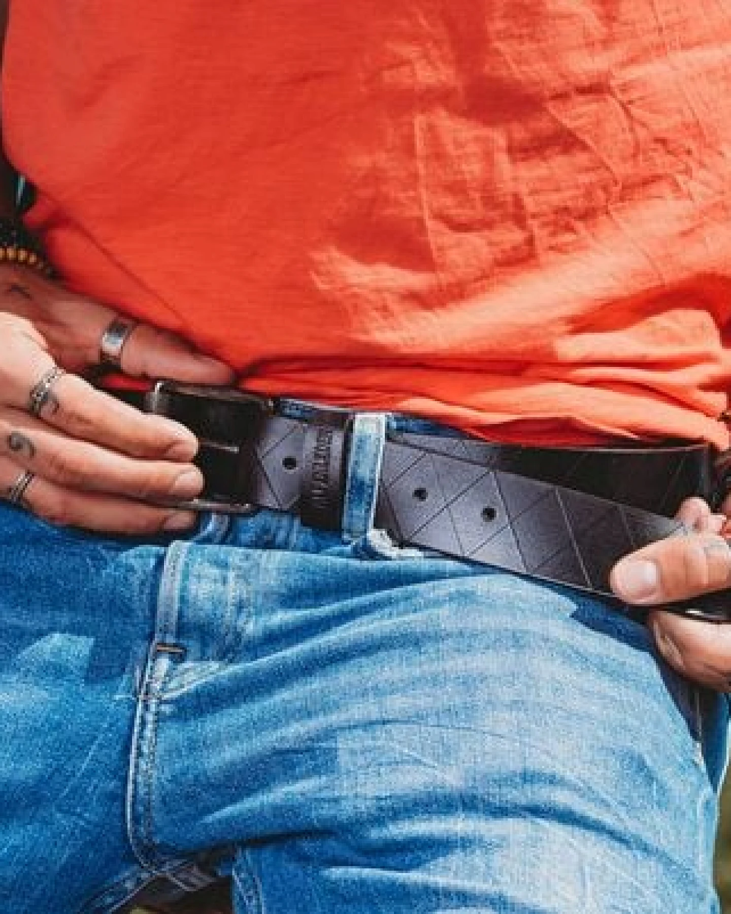 Alpenleder Gürtel RAUTE – Ansicht 4