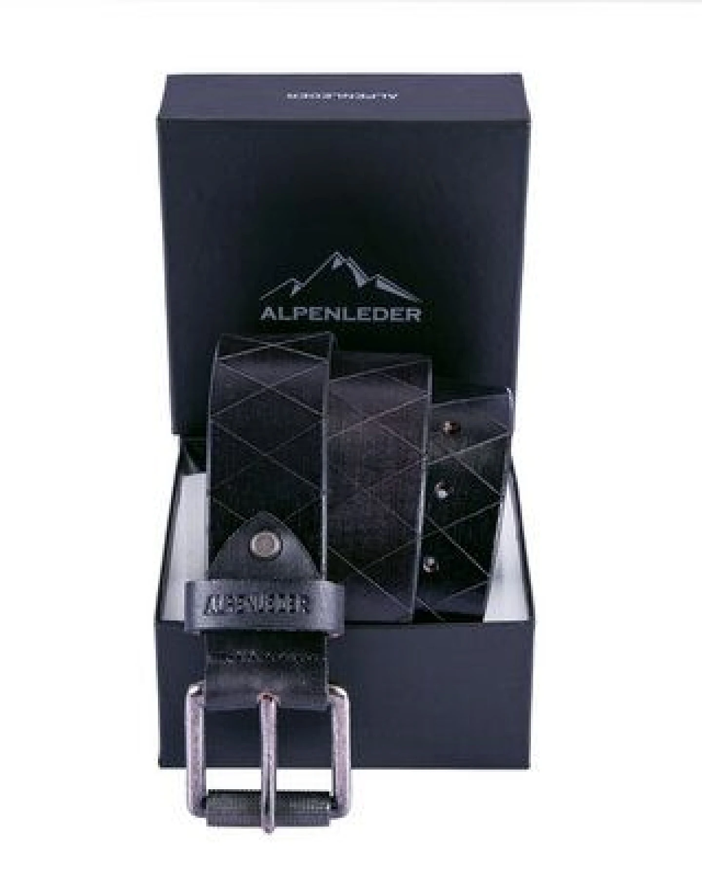 Alpenleder Gürtel RAUTE – Ansicht 3