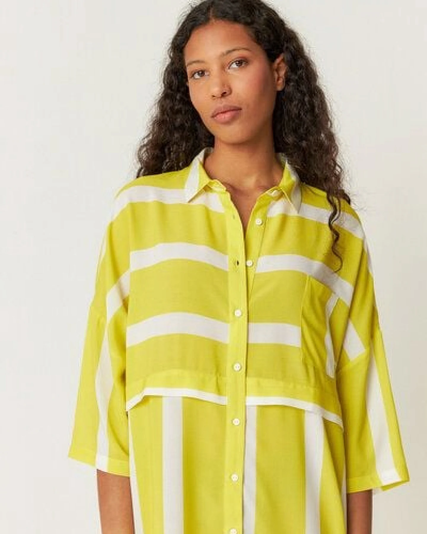 SKFK Hemdblusen-Kleid LISABE stripes – Ansicht 4