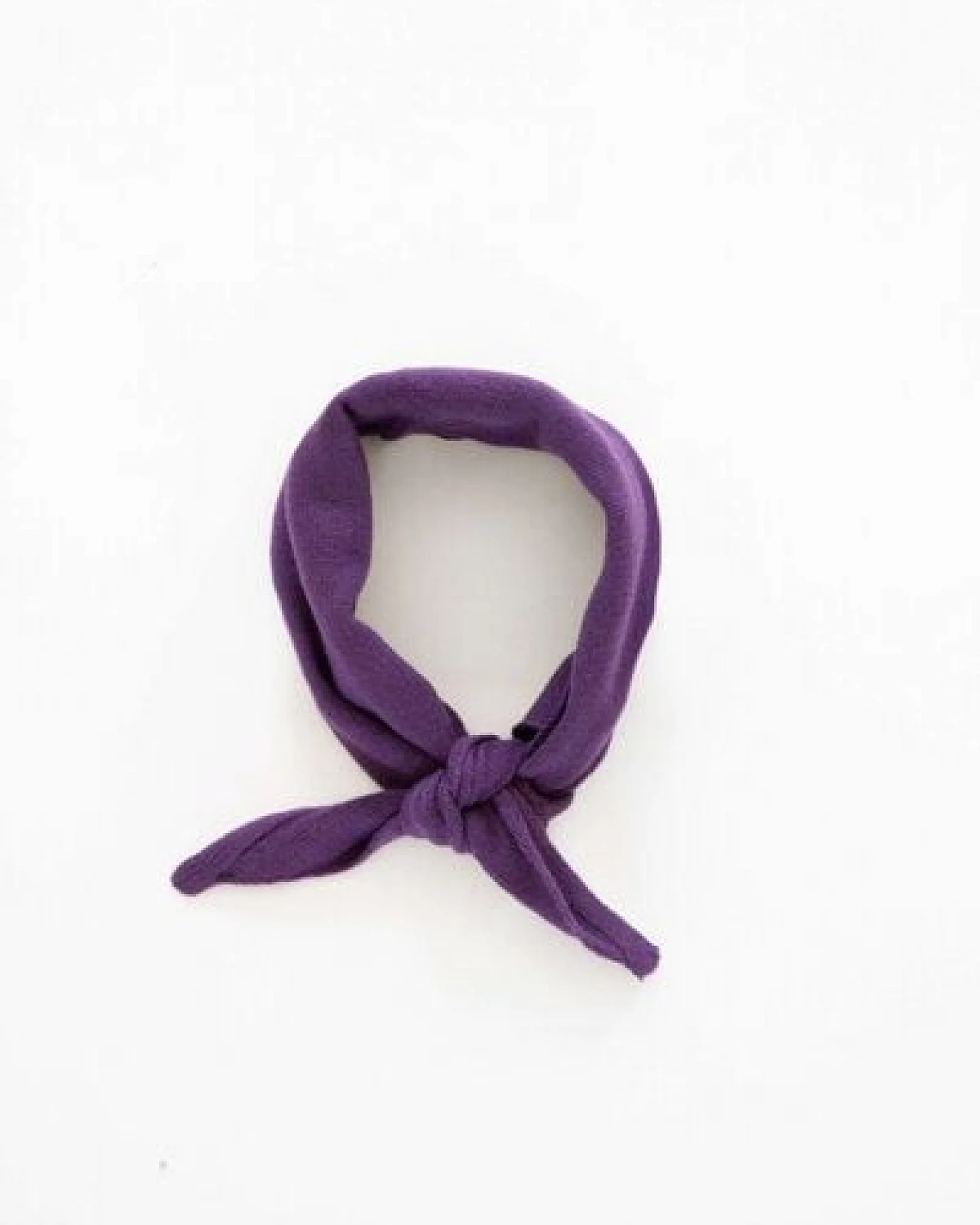 Kopyto BIRUANG Bandana Halstuch 100% Merinowolle RWS-Zertifiziert Ökologisch Unifarben – Ansicht 3