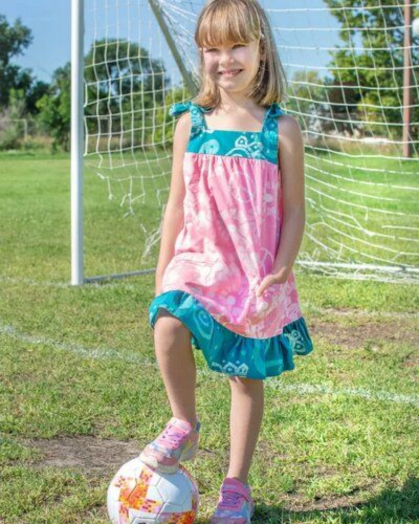 Global Mamas Bio Pocket Kleid - Chroma – Ansicht 2