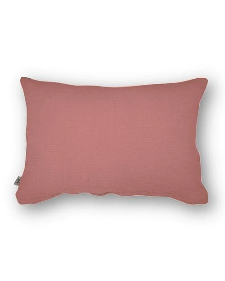 Hutch&Putch Musselin Kopfkissenbezug - Kissenhülle - 100% Bio-Baumwolle - Handmade in Germany