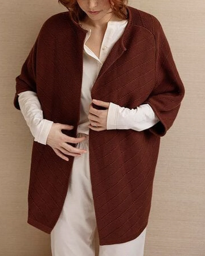 Yumeko Kimono Bademantel Gewaschenes Leinen