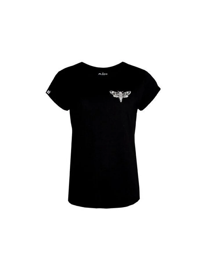 Damen T-Shirt Rundhals aus Bio-Baumwolle "Modde" Schwarz von Fädd