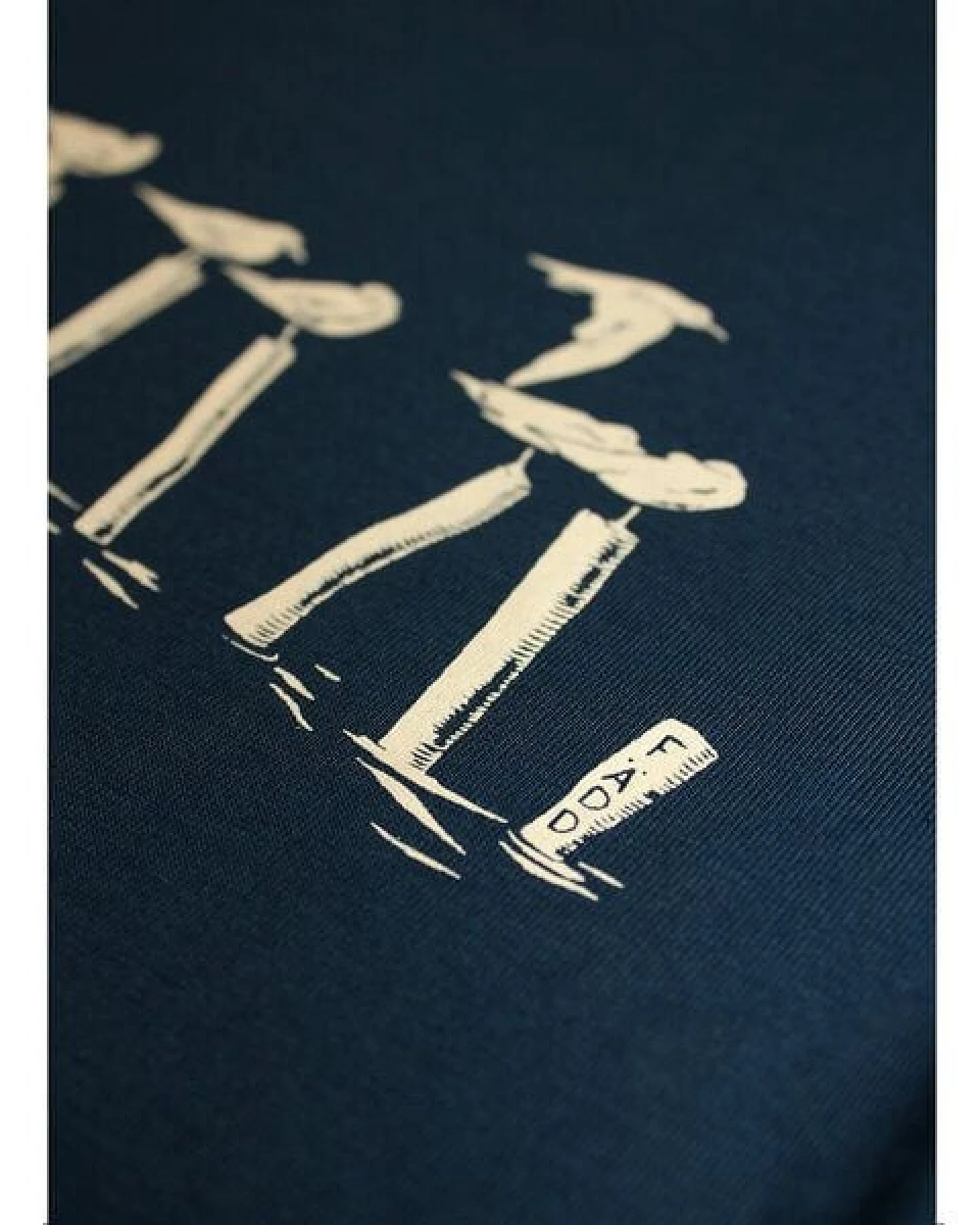 Damen T-Shirt Rundhals aus Bio-Baumwolle "Vollpfosten" Blau von Fädd – Ansicht 4