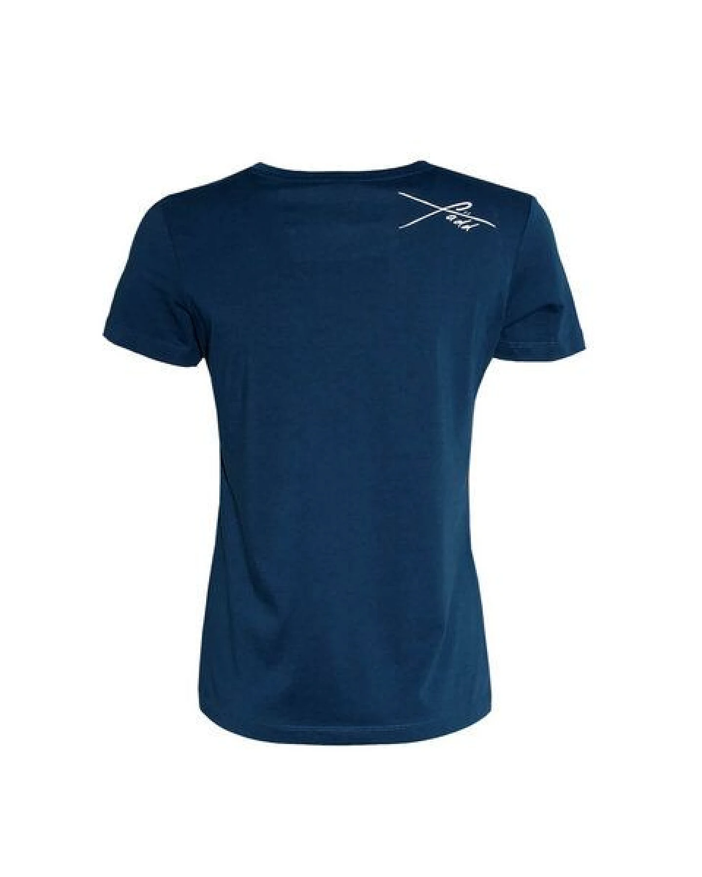 Damen T-Shirt Rundhals aus Bio-Baumwolle "Ladde BT" Blau von Fädd – Ansicht 3