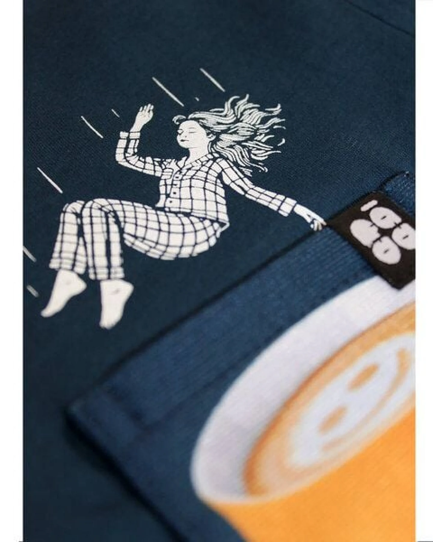 Damen T-Shirt Rundhals aus Bio-Baumwolle "Ladde BT" Blau von Fädd – Ansicht 4