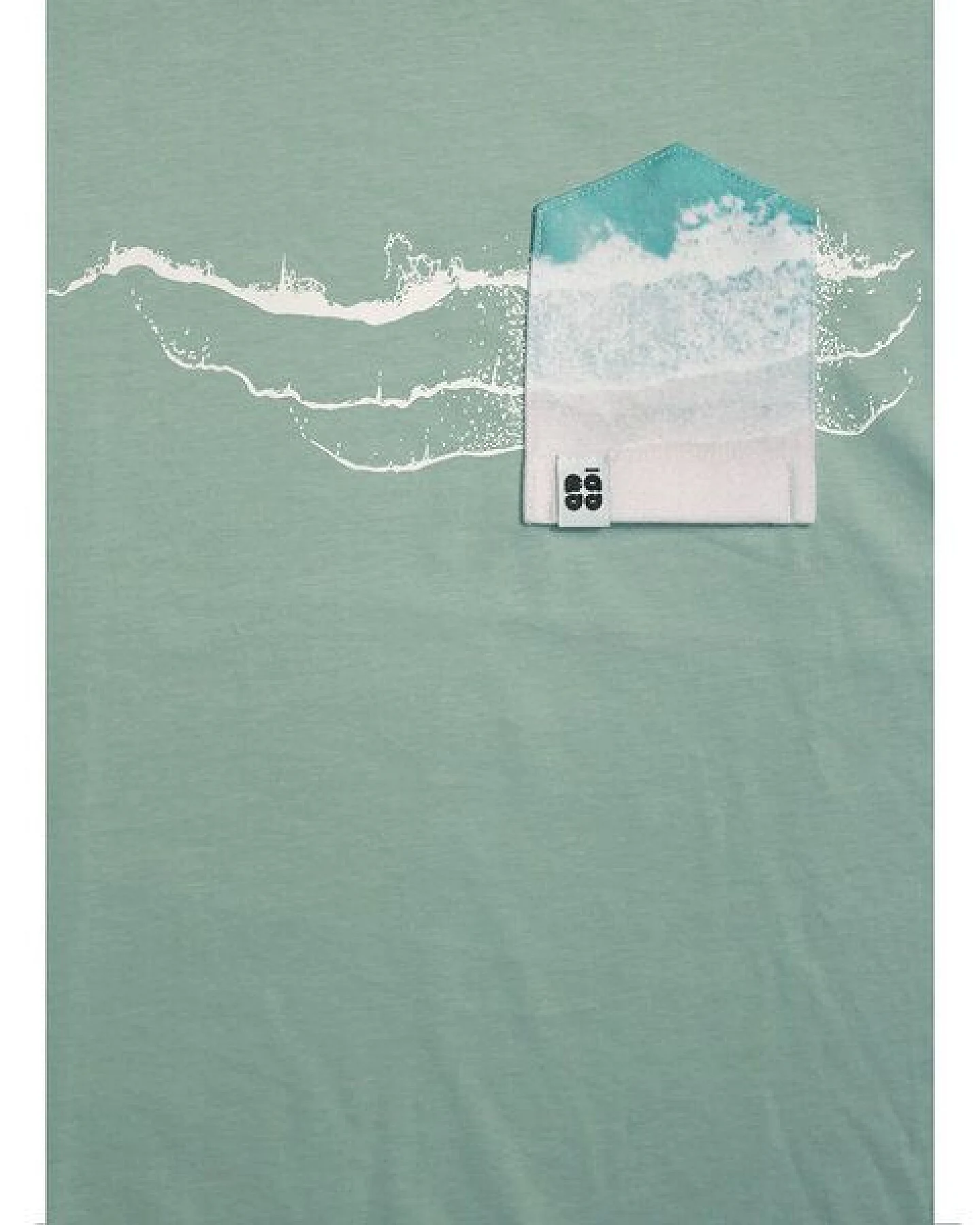 FÄDD Damen T-Shirt Rundhals aus Bio-Baumwolle "Weißwasser BT" Grün – Ansicht 2