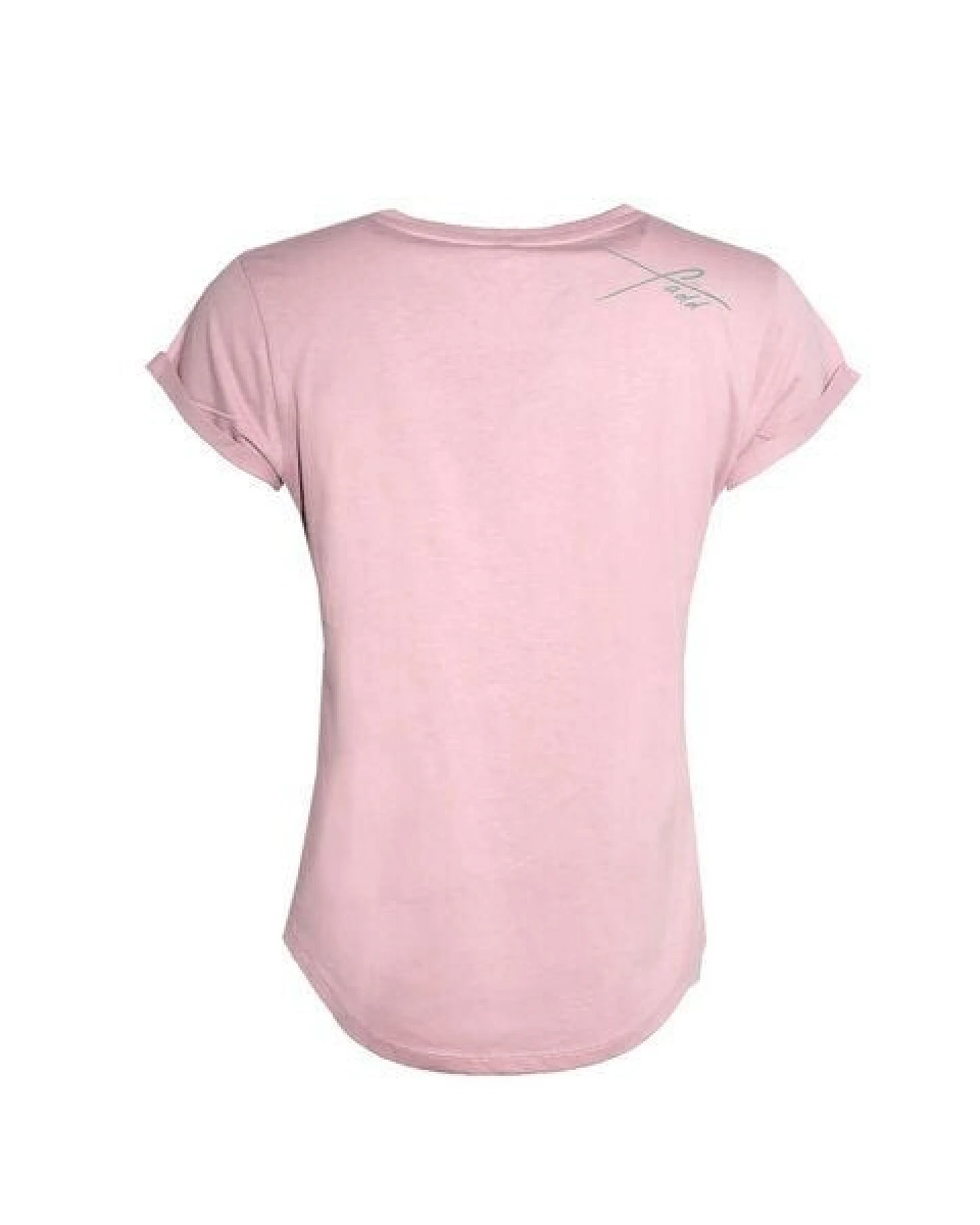 Damen T-Shirt Rundhals aus Bio-Baumwolle "Okinawa BT" Rosa von Fädd – Ansicht 3