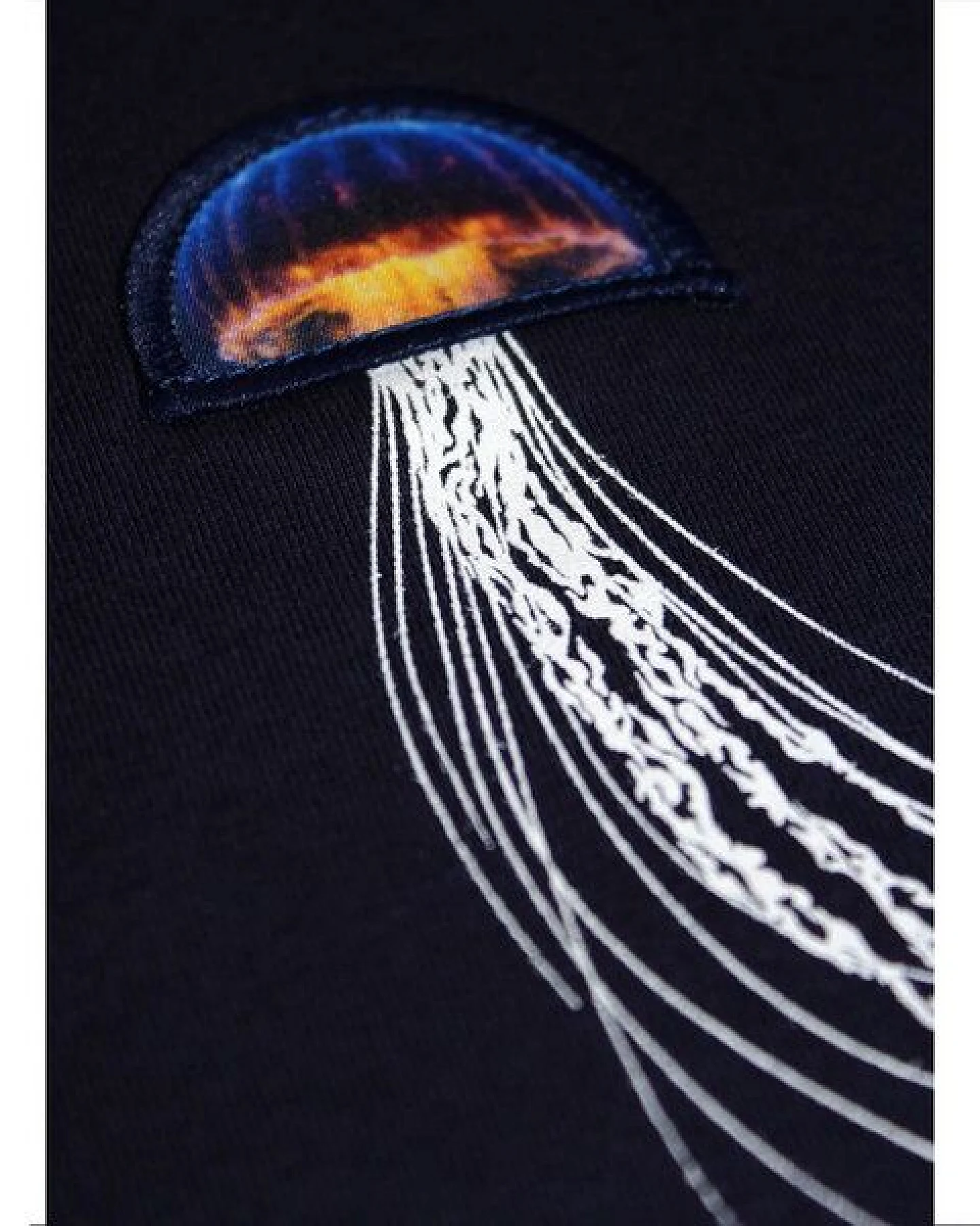 FÄDD Damen T-Shirt Rundhals aus Bio-Baumwolle "Kwalle PäP" Navy Blau – Ansicht 4