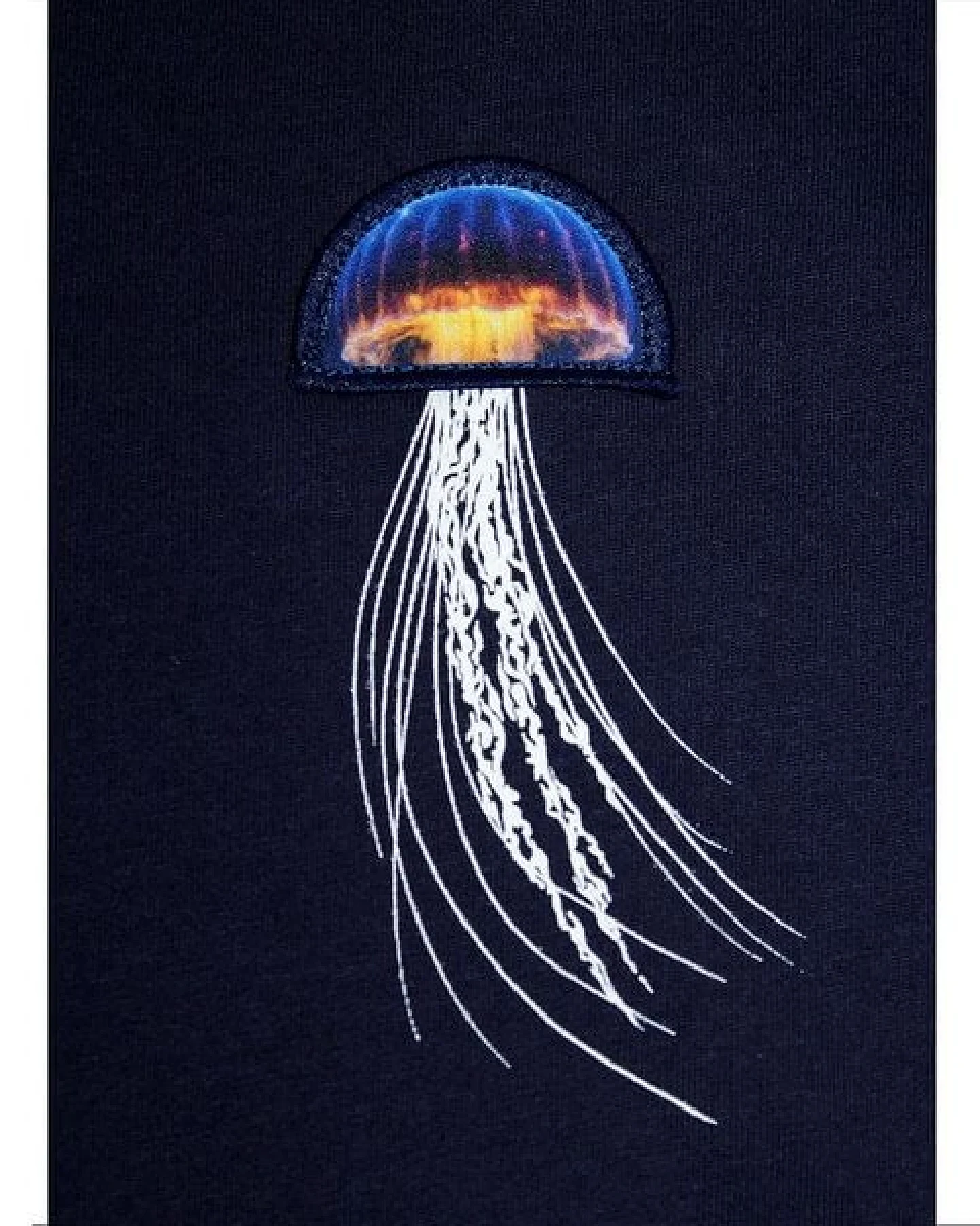 FÄDD Damen T-Shirt Rundhals aus Bio-Baumwolle "Kwalle PäP" Navy Blau – Ansicht 2