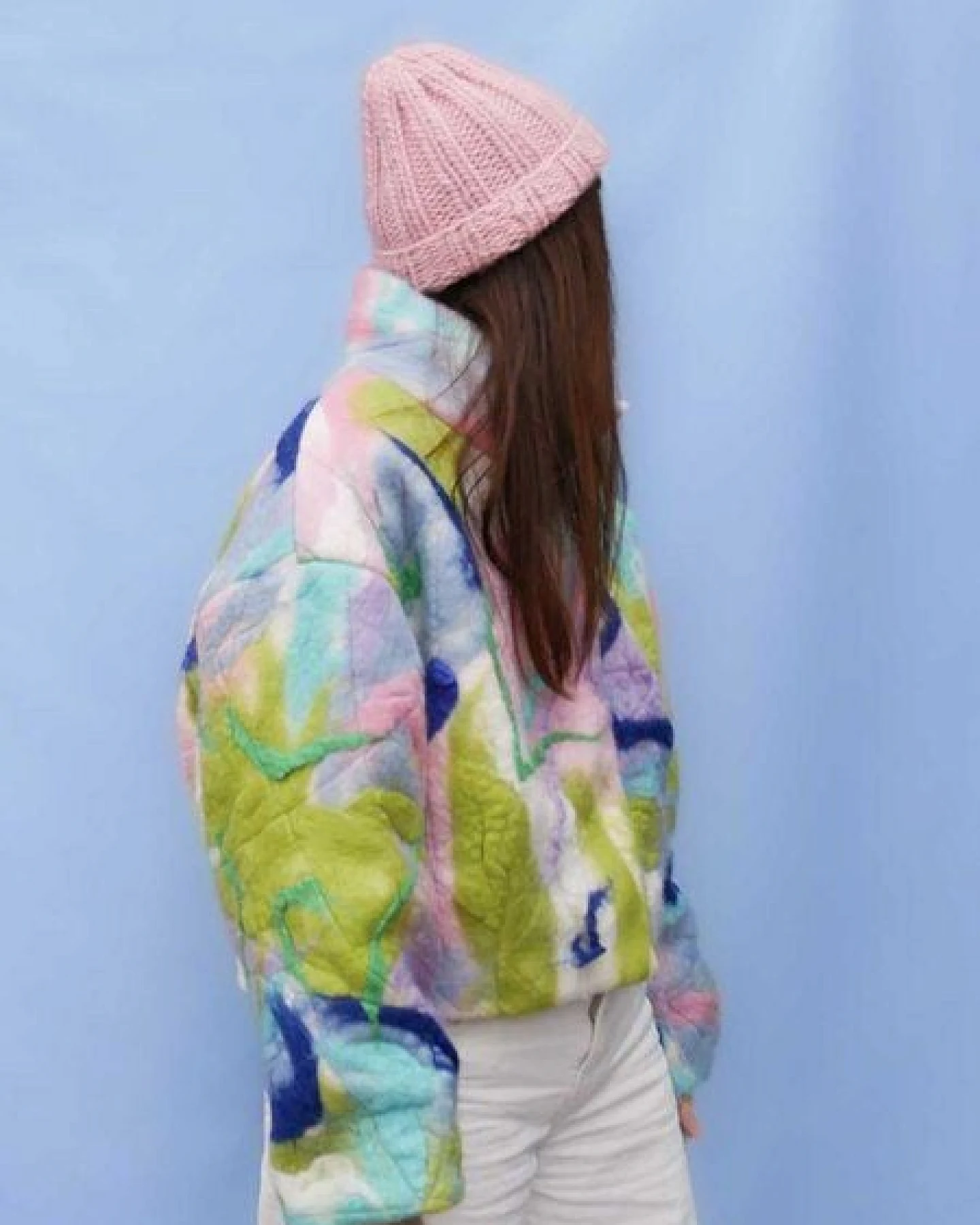 PANAPUFA Bomberjacke aus Wolle ABSTRACT – Ansicht 3