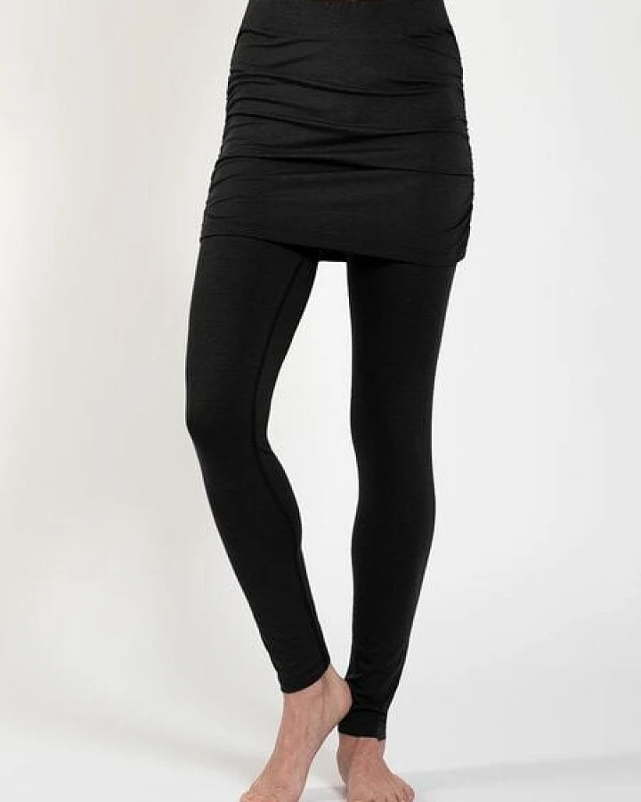 Magadi Yoga Leggings CARLA mit Rock, weiche Bio-Baumwolle
