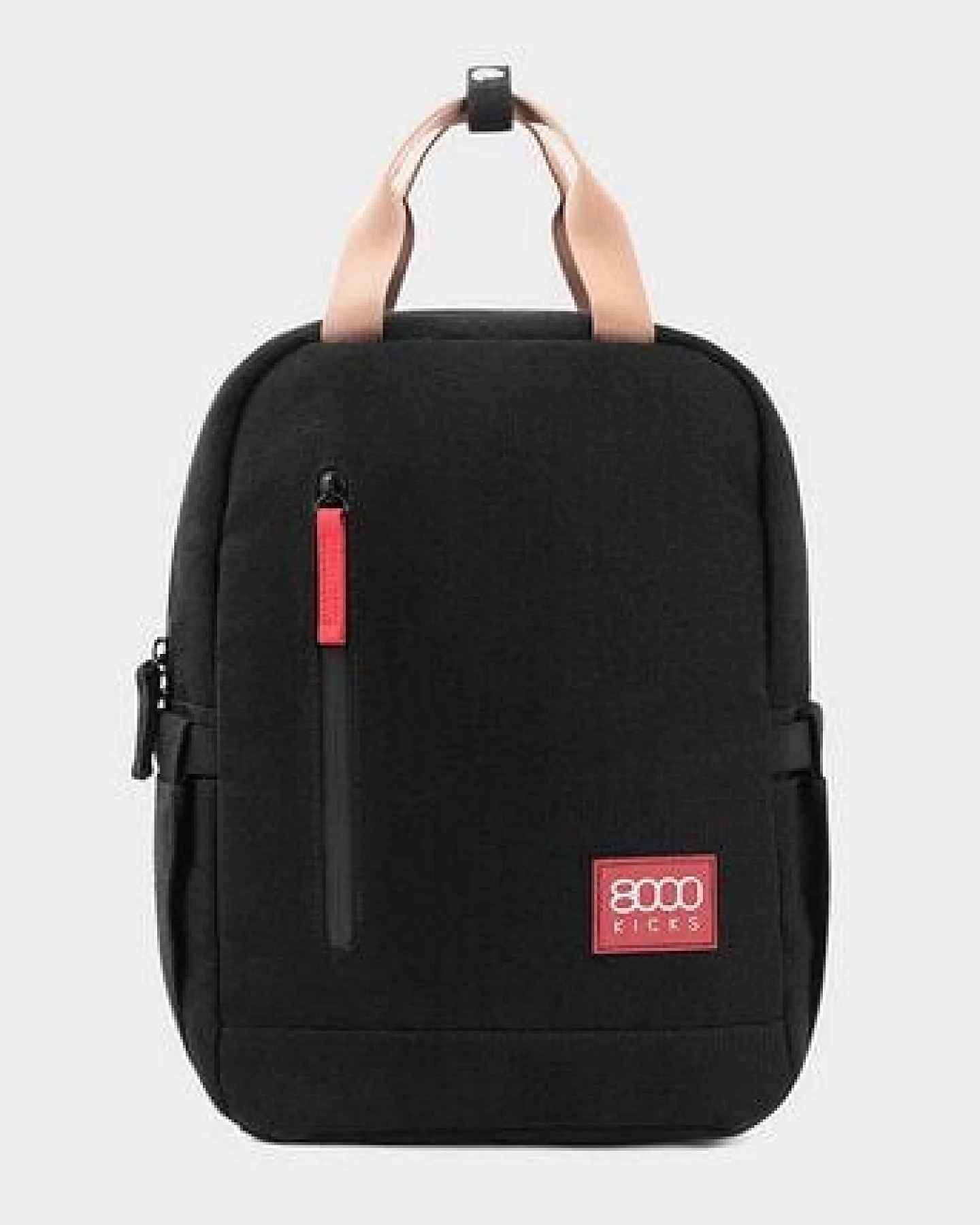 8000Kicks Kleiner Rucksack (Lite) – Schwarz, Beige & Grün, Dunkelgrün – Ansicht 3