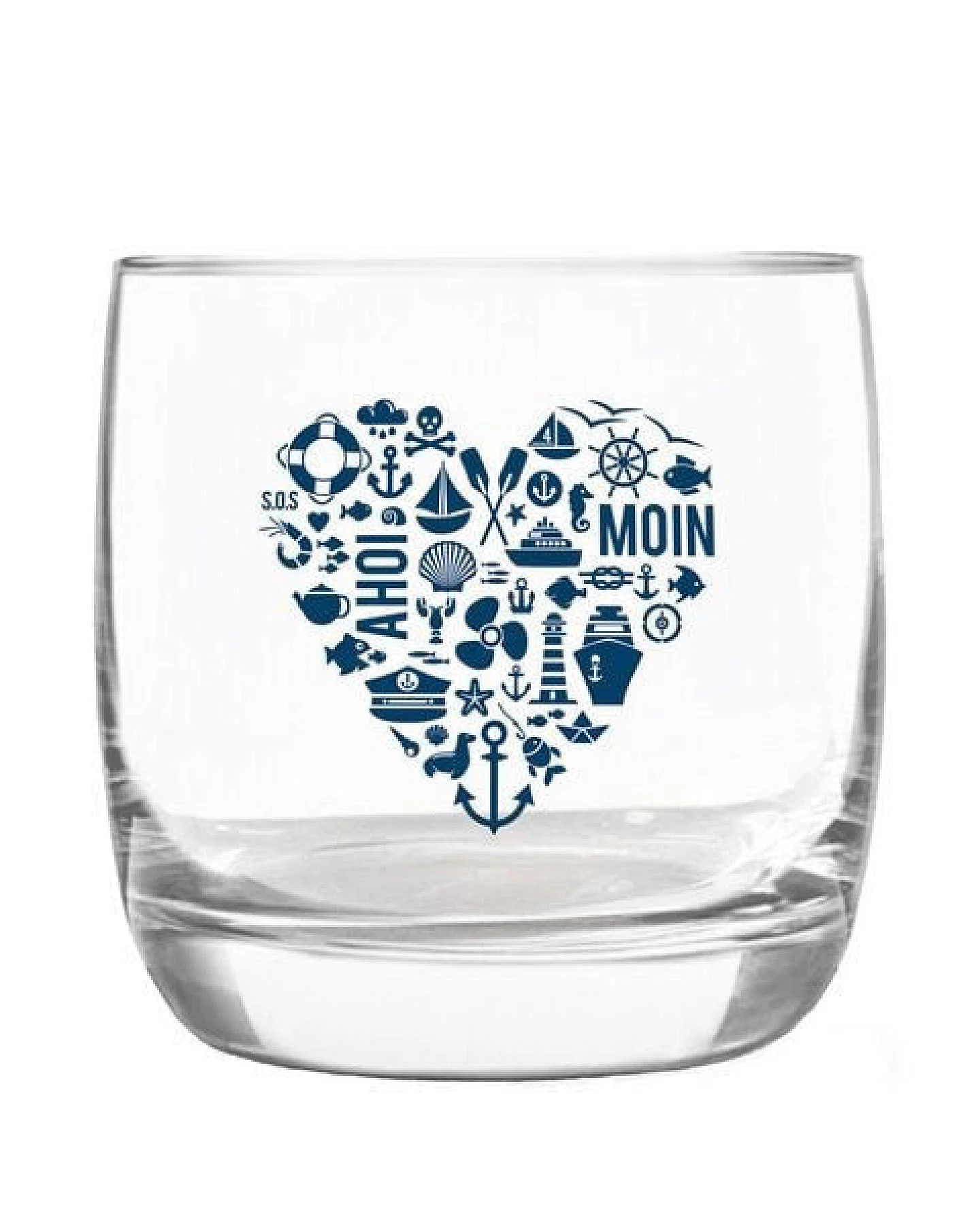 Bow & Hummingbird Kristallglas, Whiskeyglas "Nordisch by Heart" made in EU – Ansicht 4