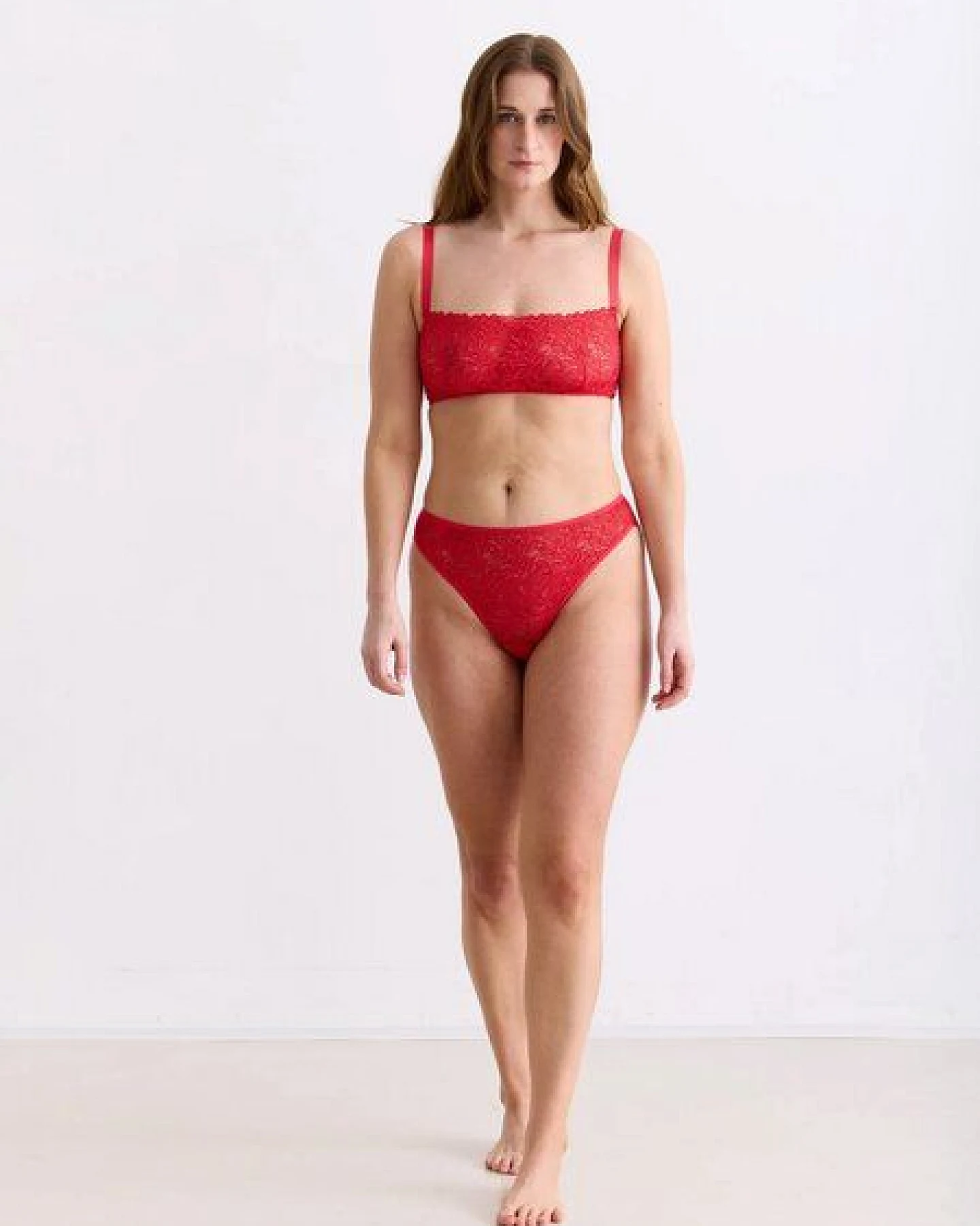 erlich textil Dreamy Lace Bandeau Bralette mit Spitze, made in Europe – Ansicht 4