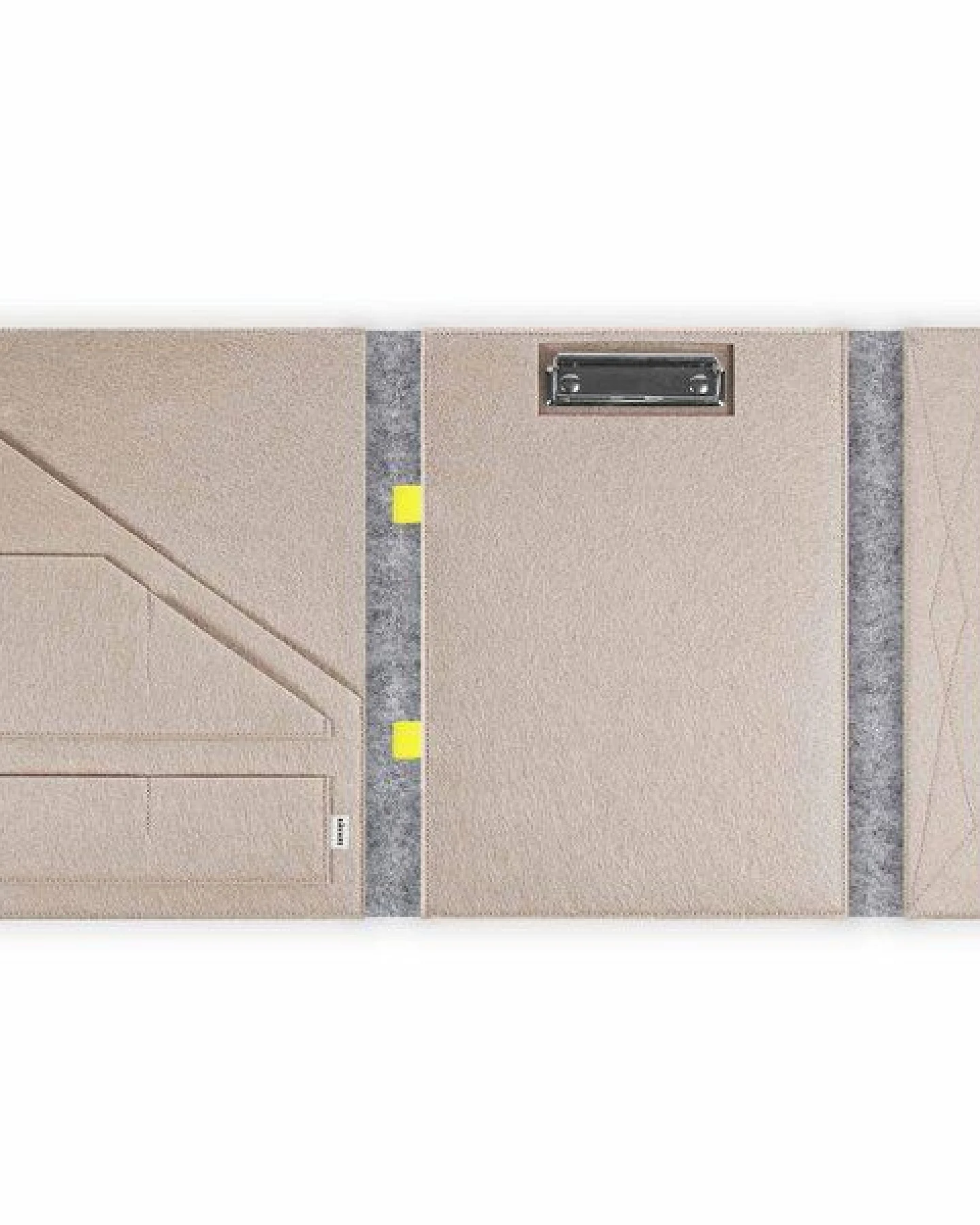 Råvare Dokumentenmappe HUGGO in hellgrau-beige – Ansicht 2