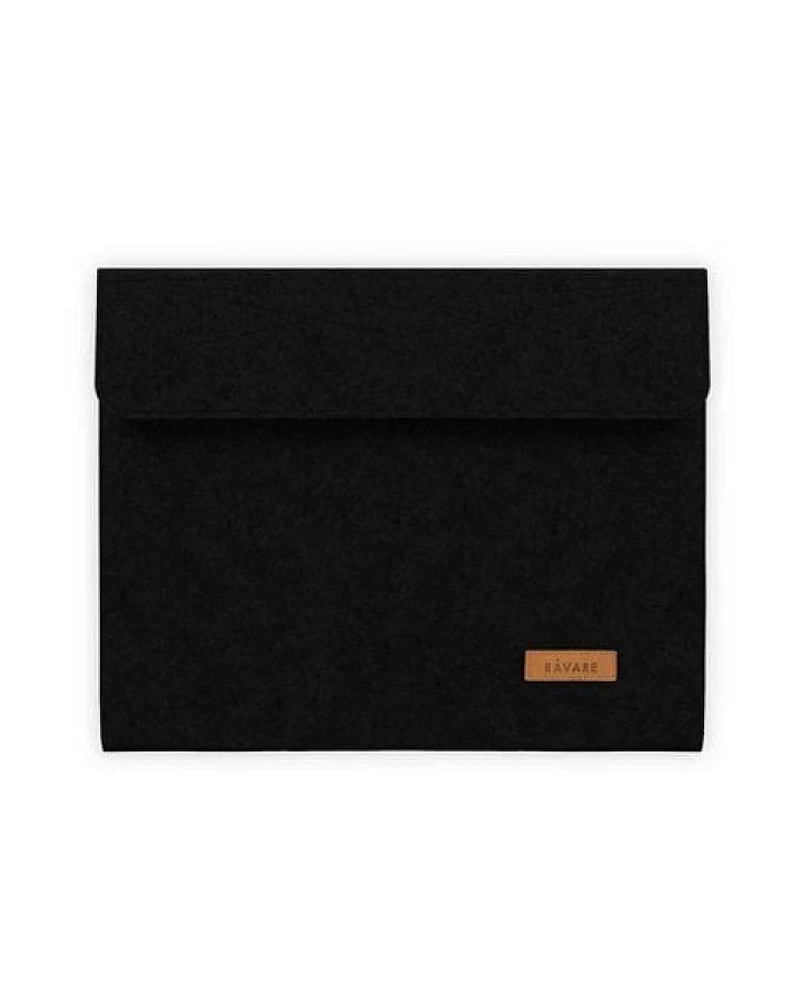Råvare Dokumentenmappe HUGGO in schwarz-schwarz