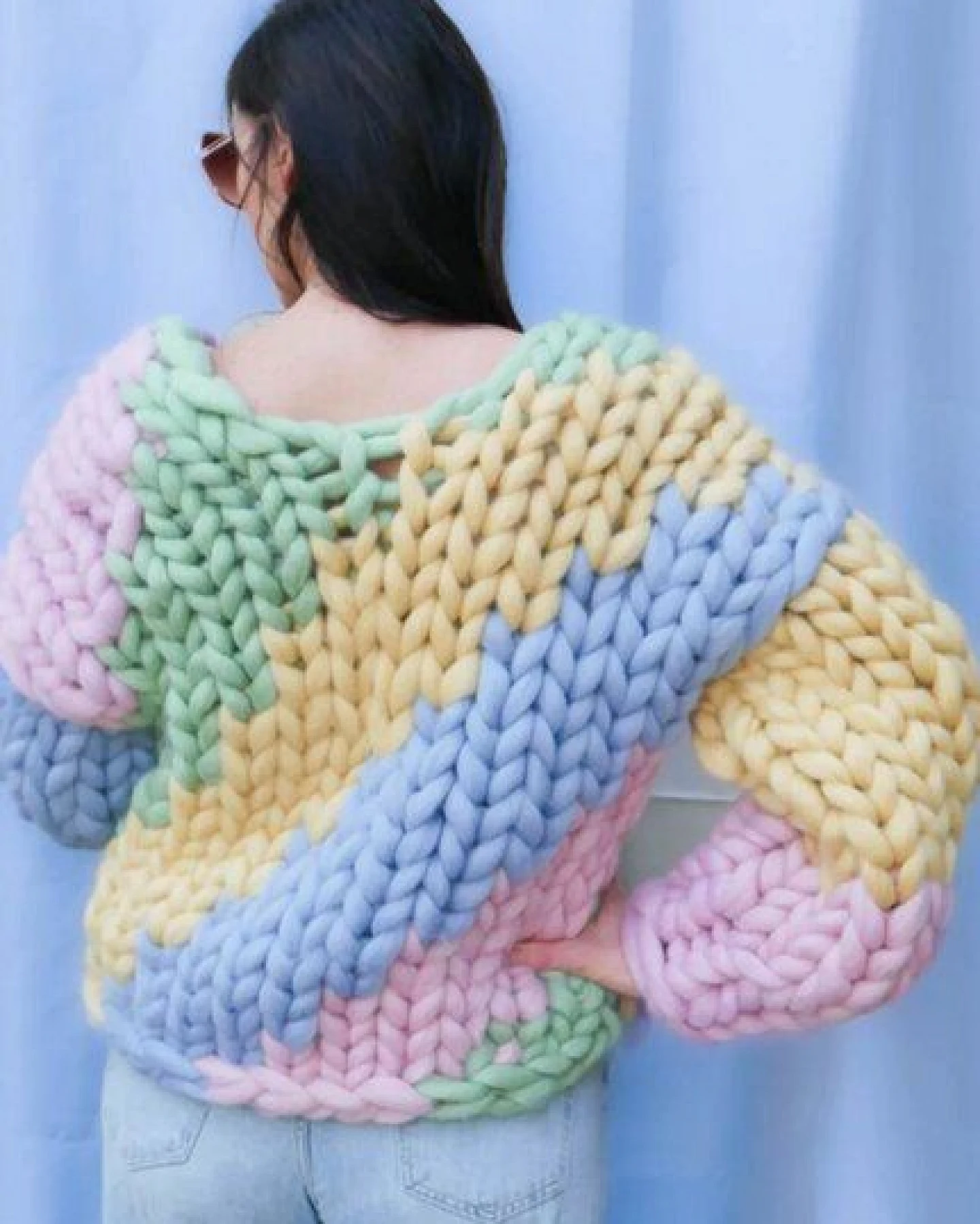 PANAPUFA Strickjacke aus dicker Wolle – Ansicht 3