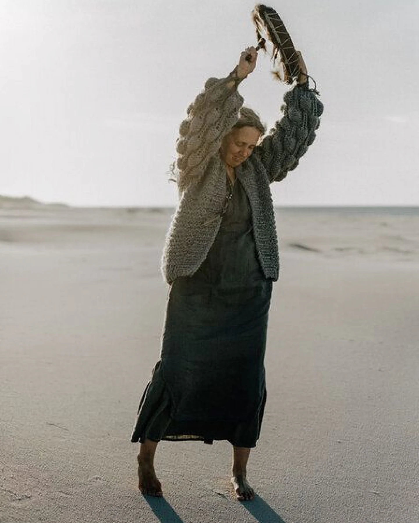 PANAPUFA 100% MERINO Strickjacke aus Merinowolle – Ansicht 3