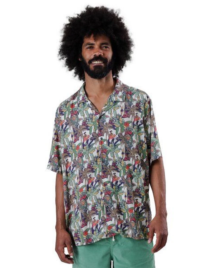 Brava Fabrics Kurzarm-Hemd Helios Aloha