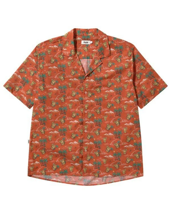 Brava Fabrics Kurzarm-Hemd Jungle Juice Aloha