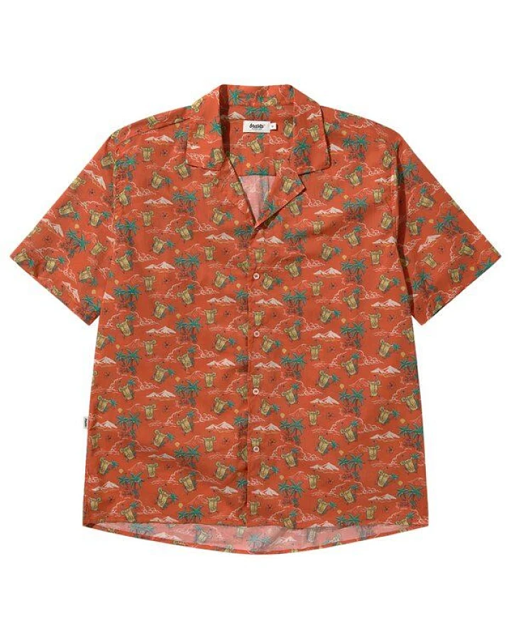 Brava Fabrics Kurzarm-Hemd Jungle Juice Aloha