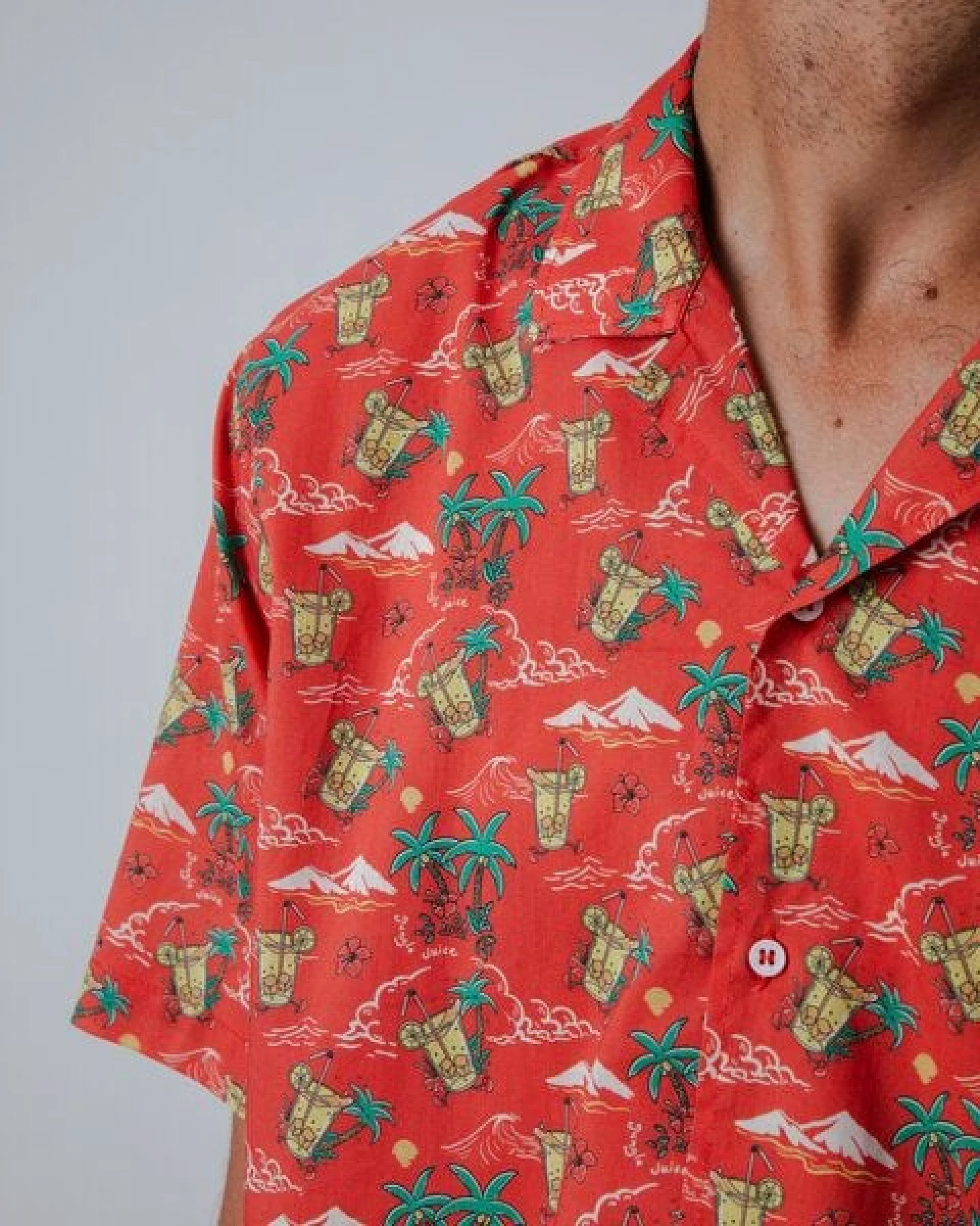Brava Fabrics Kurzarm-Hemd Jungle Juice Aloha – Ansicht 4