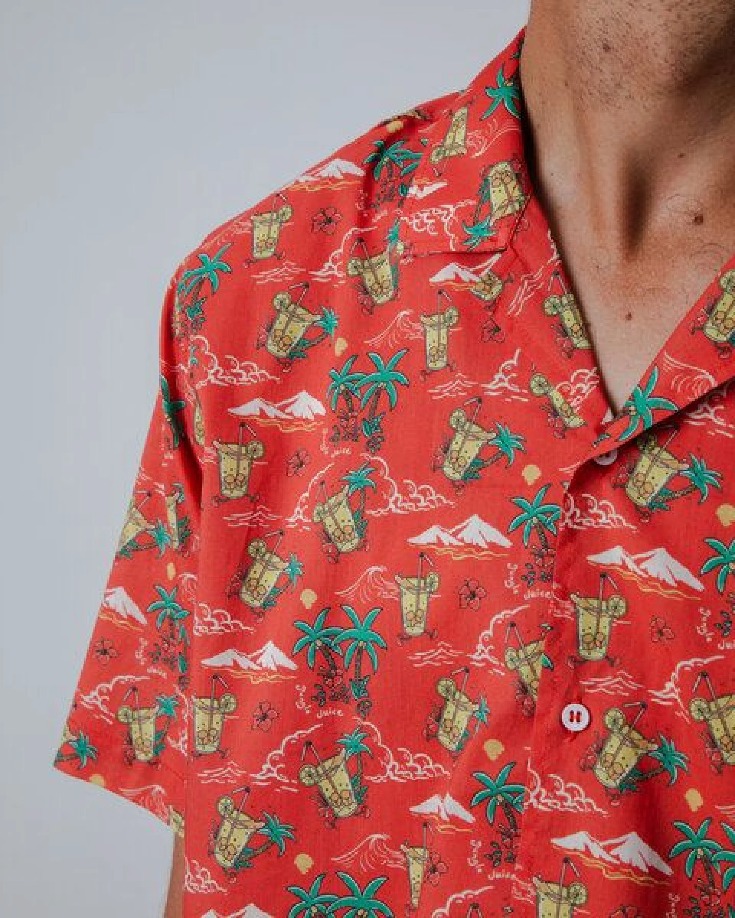Brava Fabrics Kurzarm-Hemd Jungle Juice Aloha – Ansicht 4