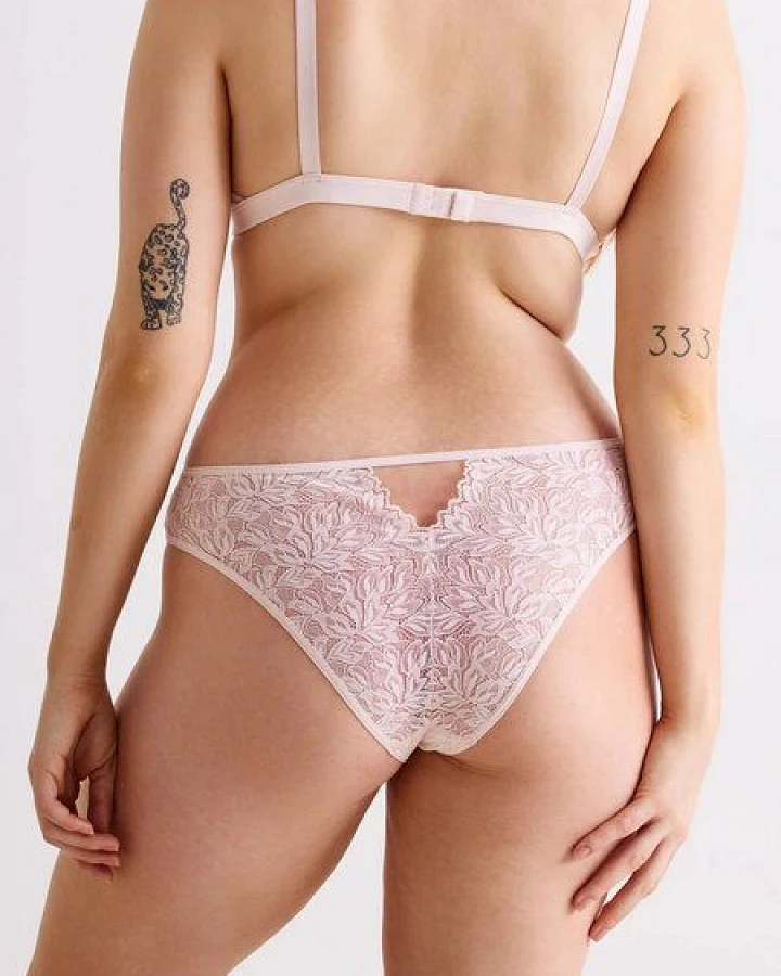 erlich textil Dreamy Lace Slip mit Spitze, made in Europe