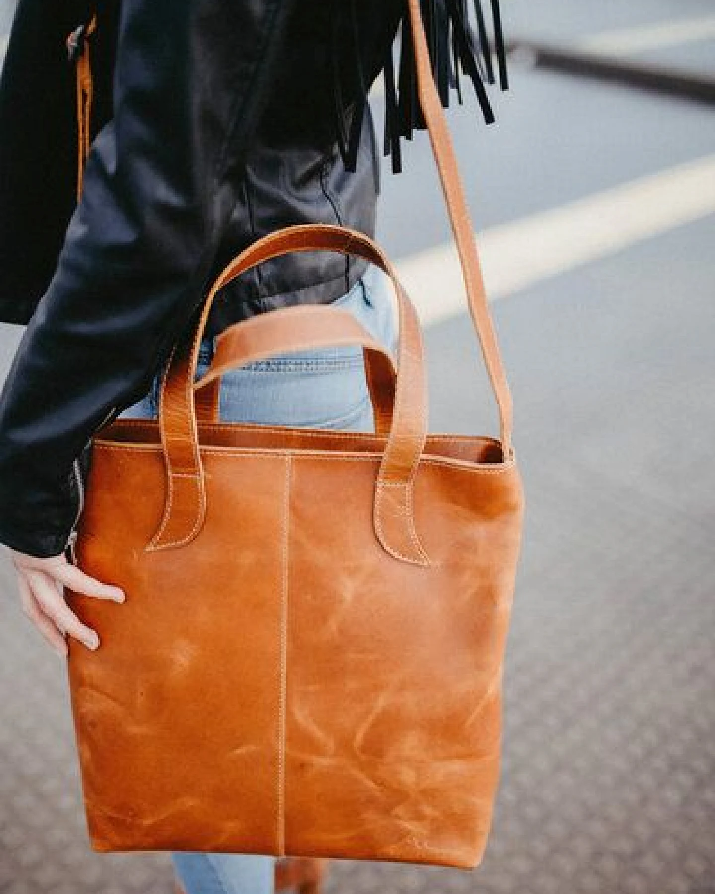 Alpenleder Shopper IMPERIA – Ansicht 2