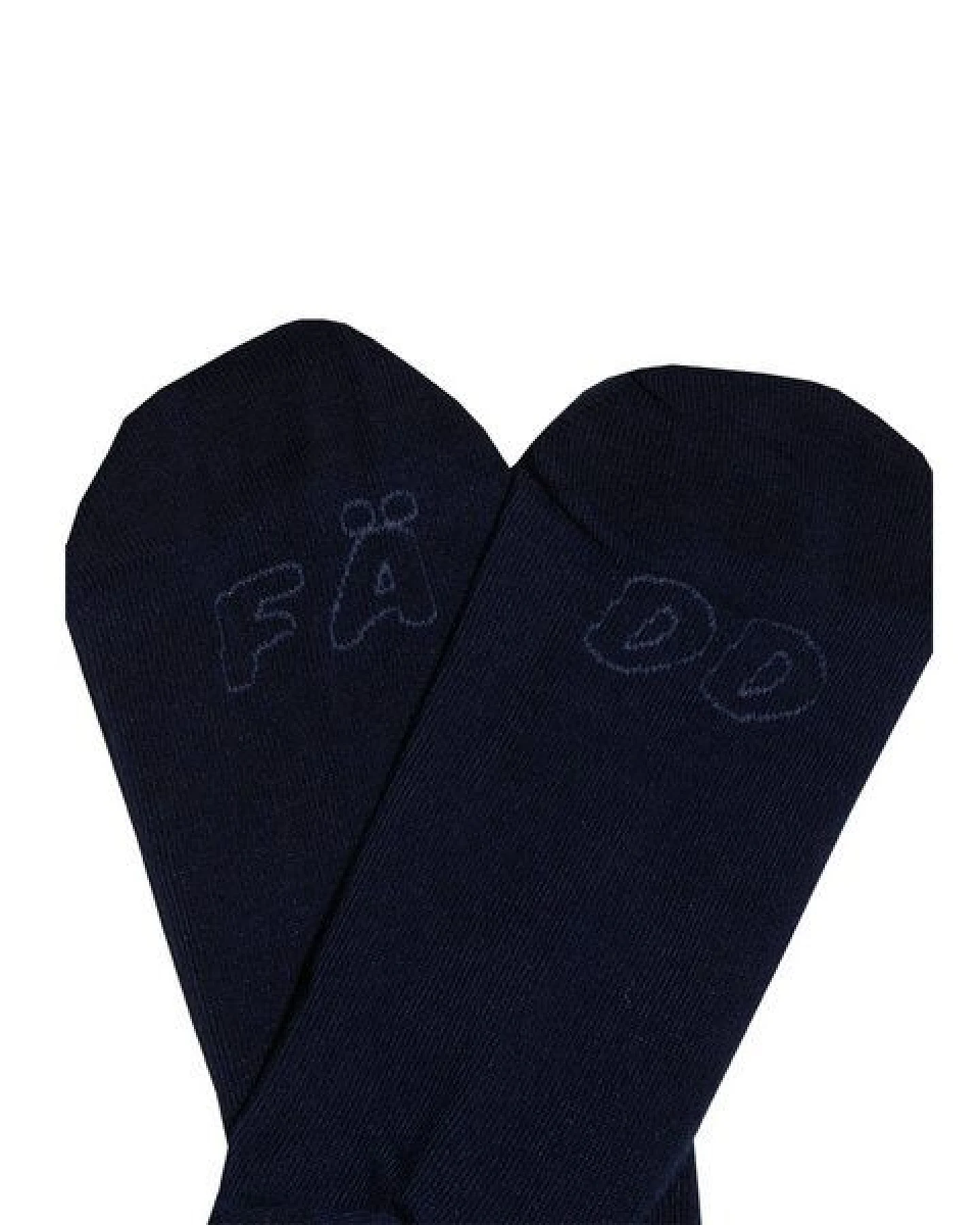FÄDD Unisex Socken aus Bio-Baumwolle "Streifenadel" Schwarz oder Navy – Ansicht 3