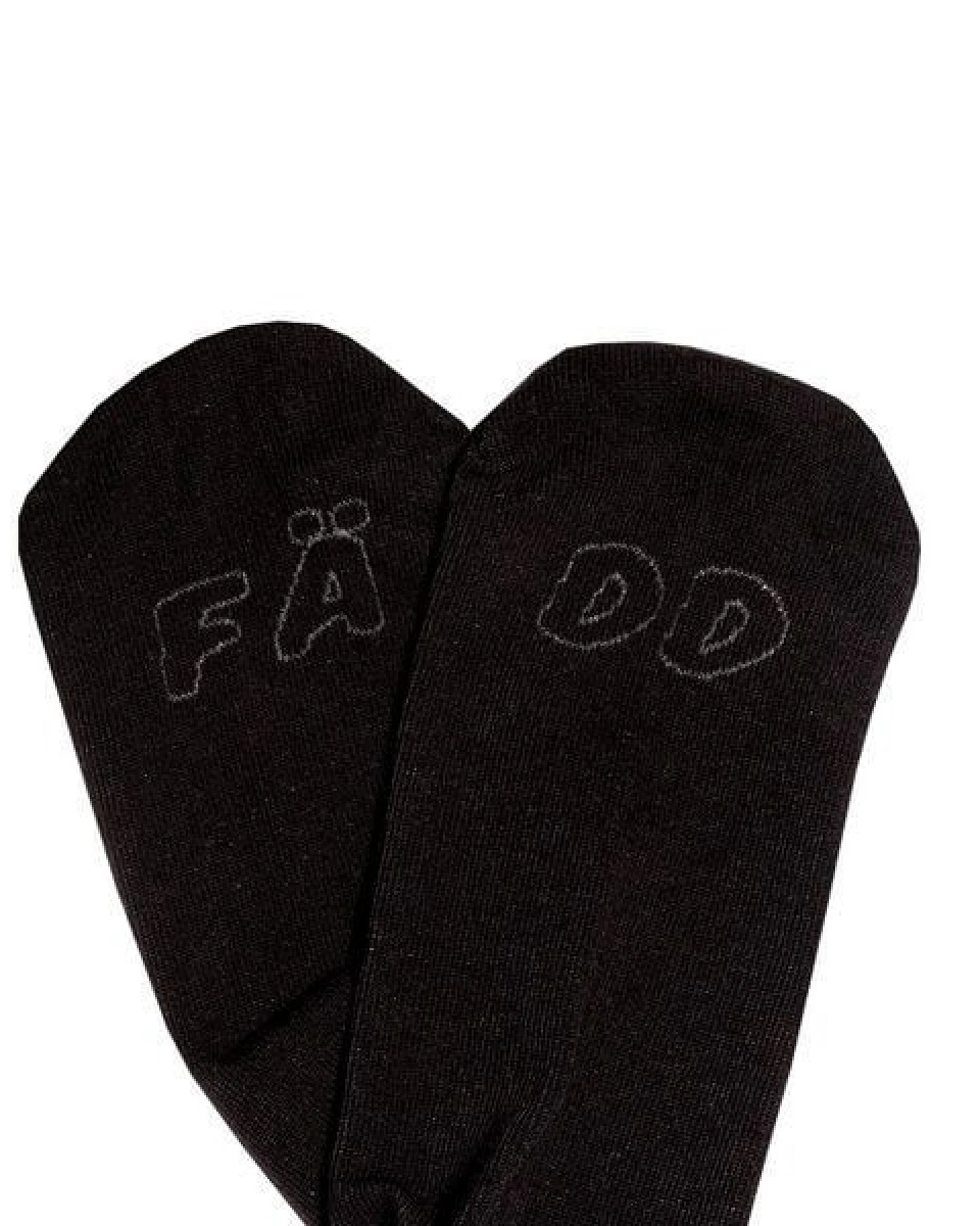 FÄDD Unisex Socken aus Bio-Baumwolle "Streifenadel" Schwarz oder Navy – Ansicht 4