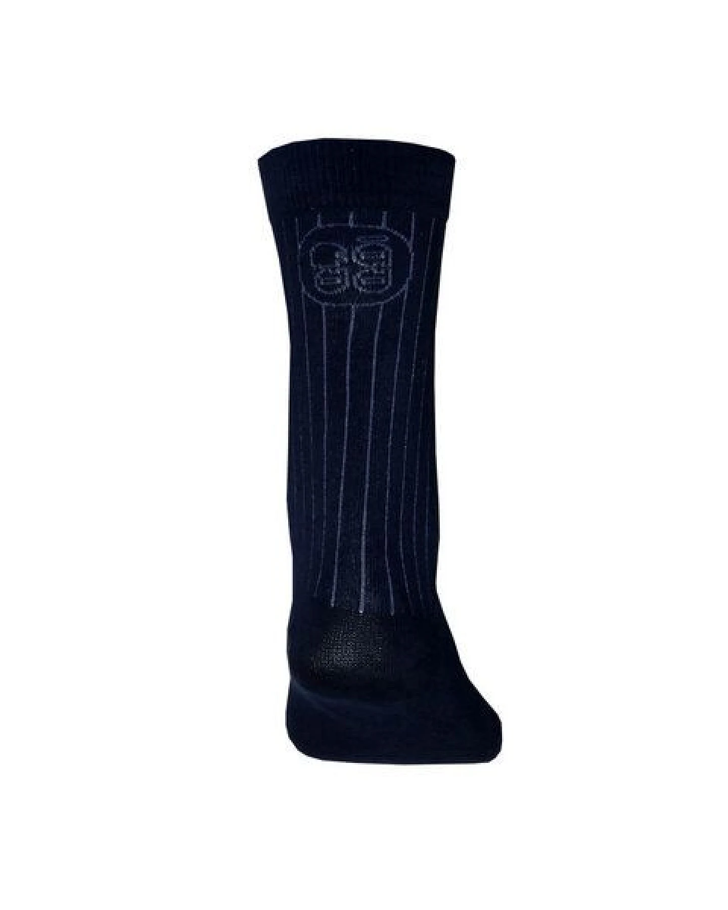 FÄDD Unisex Socken aus Bio-Baumwolle "Streifenadel" Schwarz oder Navy – Ansicht 2