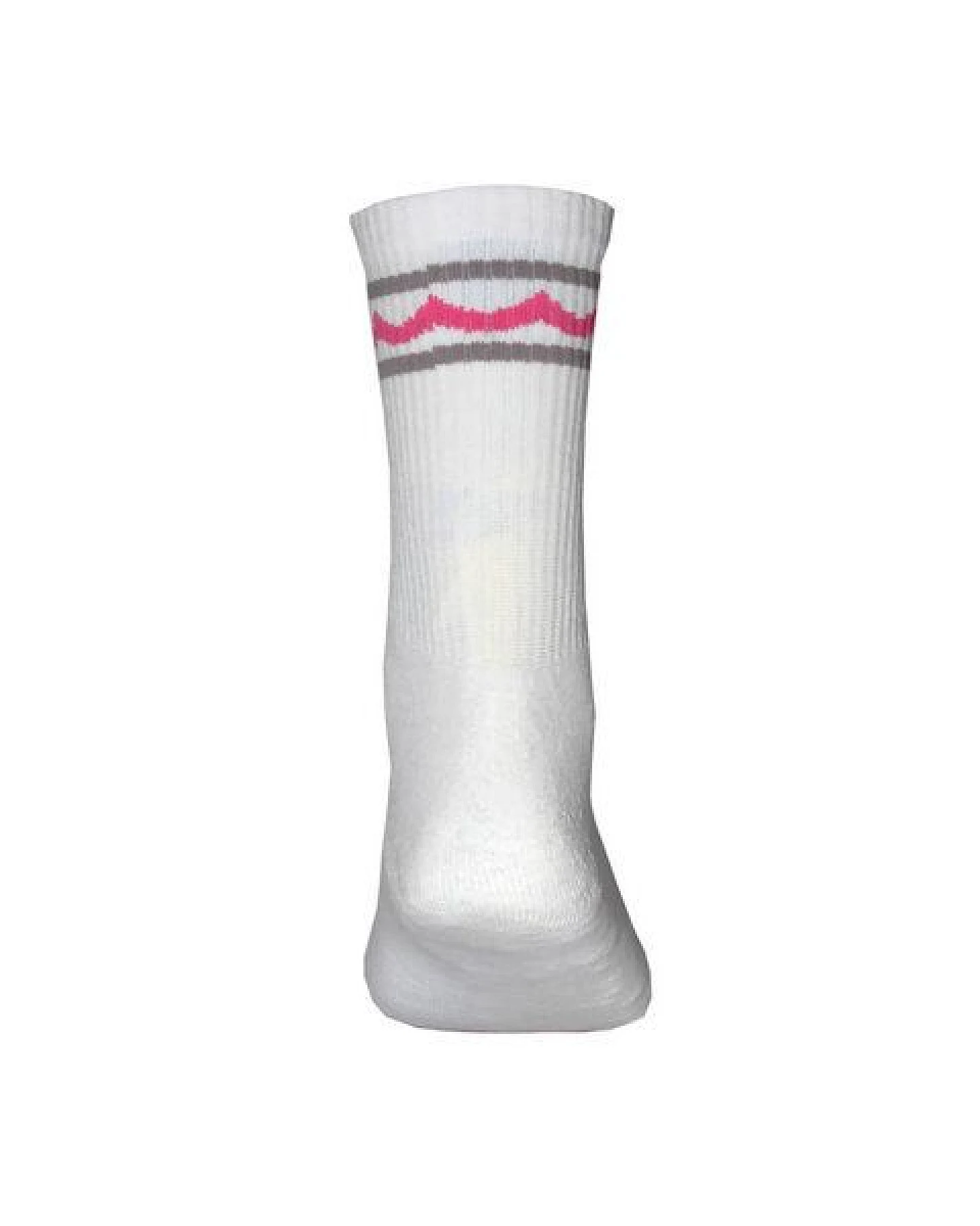 FÄDD Unisex Socken Bio-Baumwolle "Wellensport" Weiß Pink/ Grün o. Schwarz – Ansicht 2