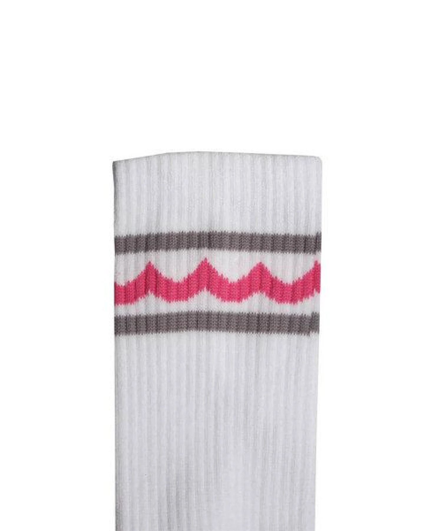 FÄDD Unisex Socken Bio-Baumwolle "Wellensport" Weiß Pink/ Grün o. Schwarz – Ansicht 3