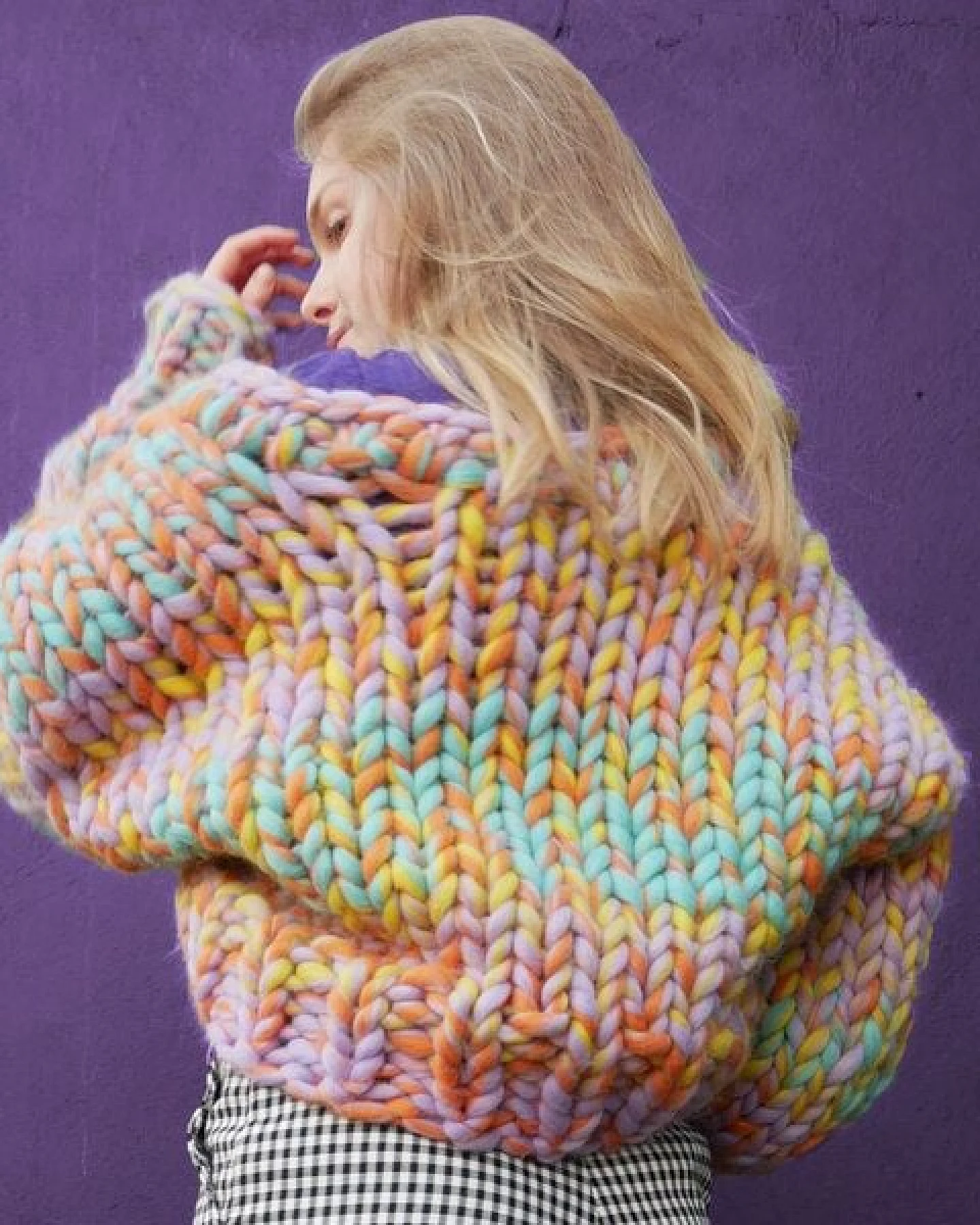 PANAPUFA Strickjacke aus dicker Wolle – Ansicht 4