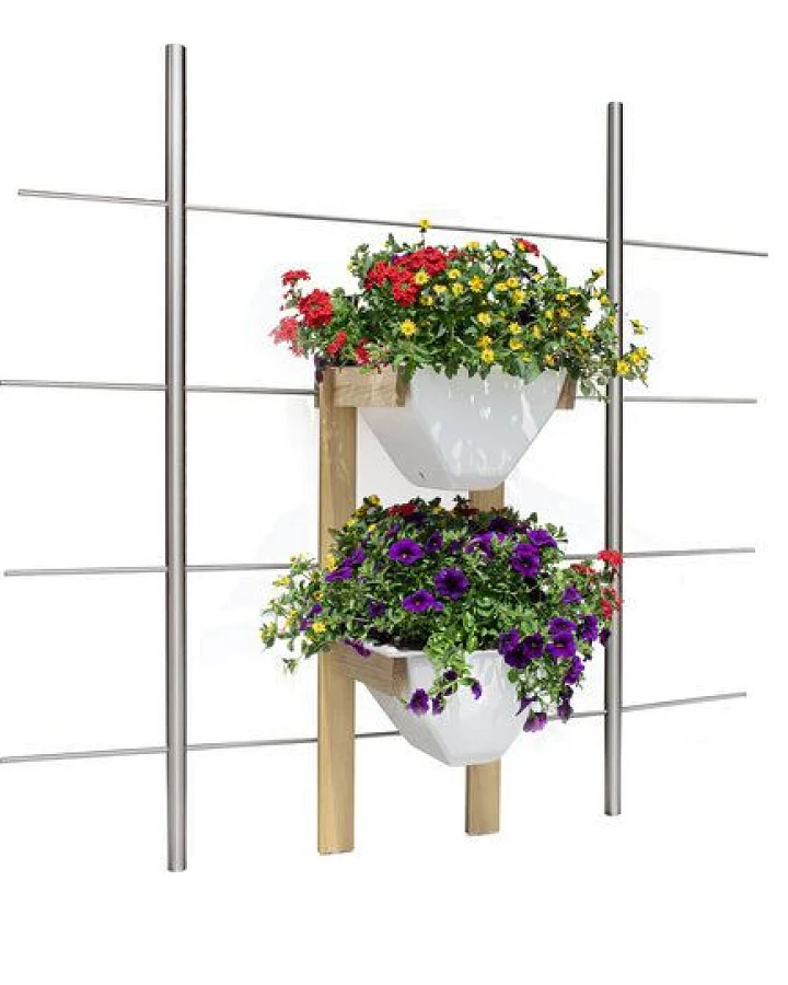 URBANATURE Vertikaler Garten für Wand und Balkon - "V-Planter"