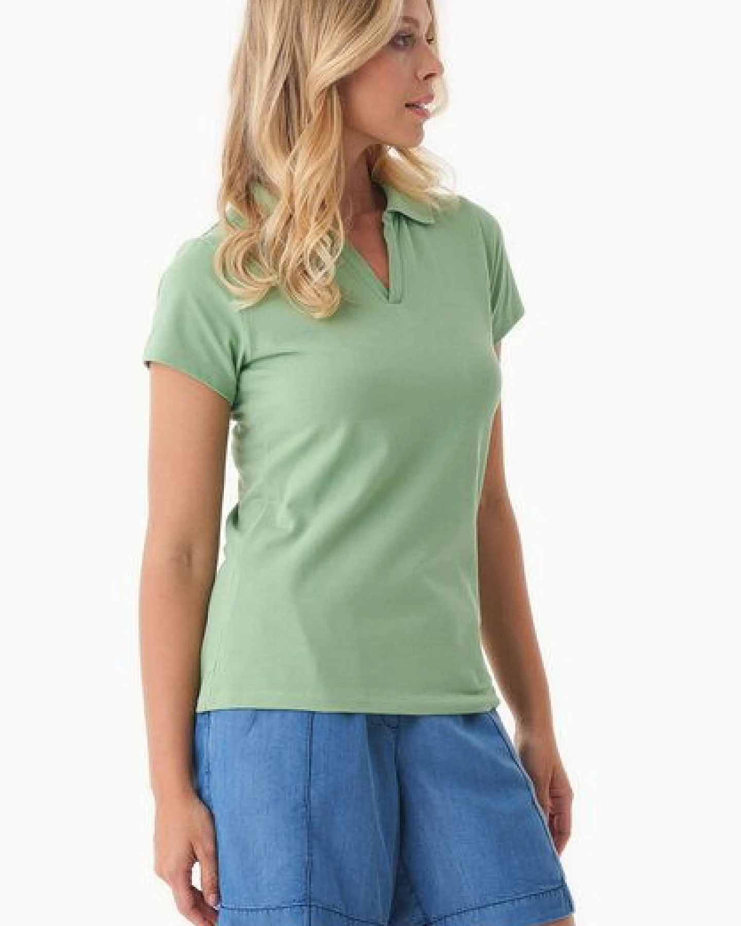 ORGANICATION Poloshirt aus Bio-Baumwolle – Ansicht 3