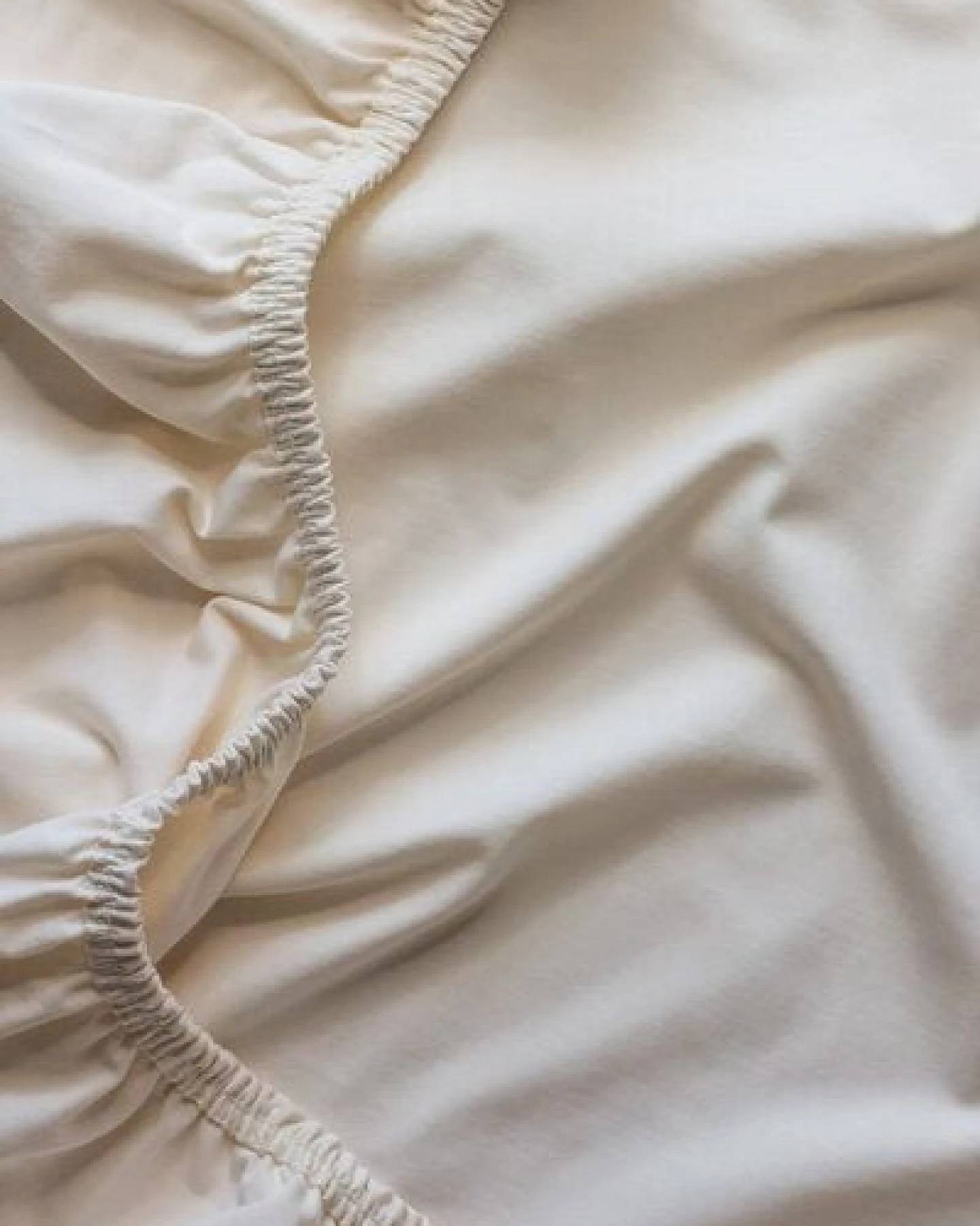 Lesen - Design-Bettwäsche Spannbettlaken aus BIO-Baumwolle für Doppelbett – Natur – Ansicht 2